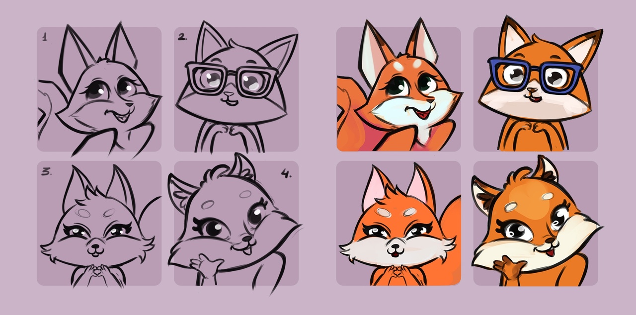 Fox character for Twitch channel — Изображение №1 — Иллюстрация, Графика на Dprofile