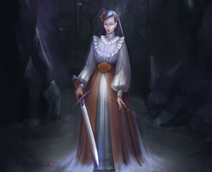 Cover for fantasy book — Иллюстрация, Графика на Dprofile