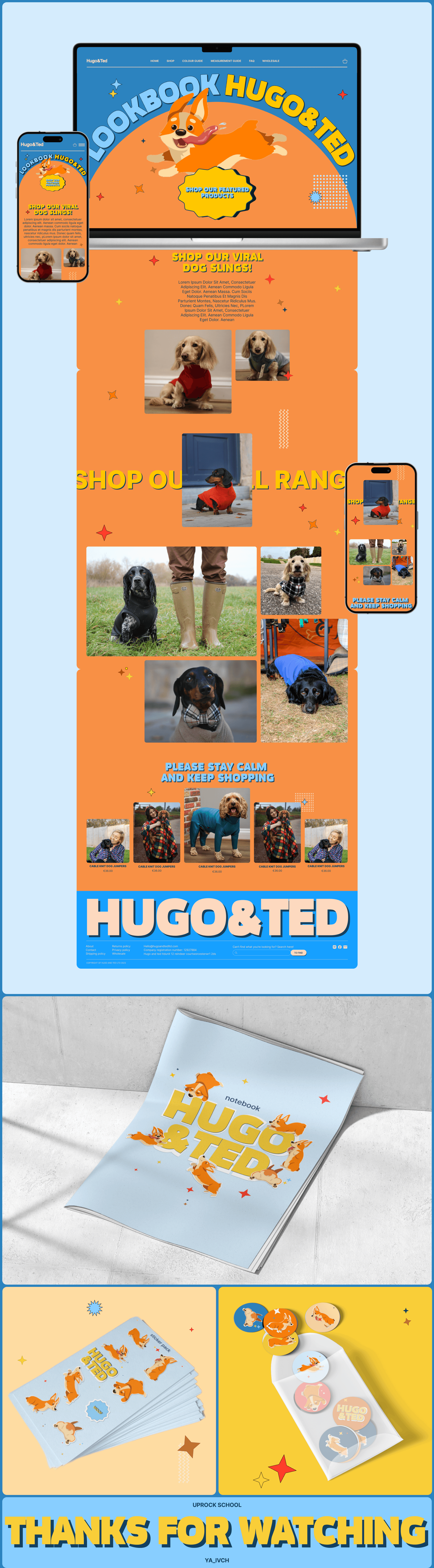 Online store Hugo&ted — Изображение №4 — Интерфейсы на Dprofile