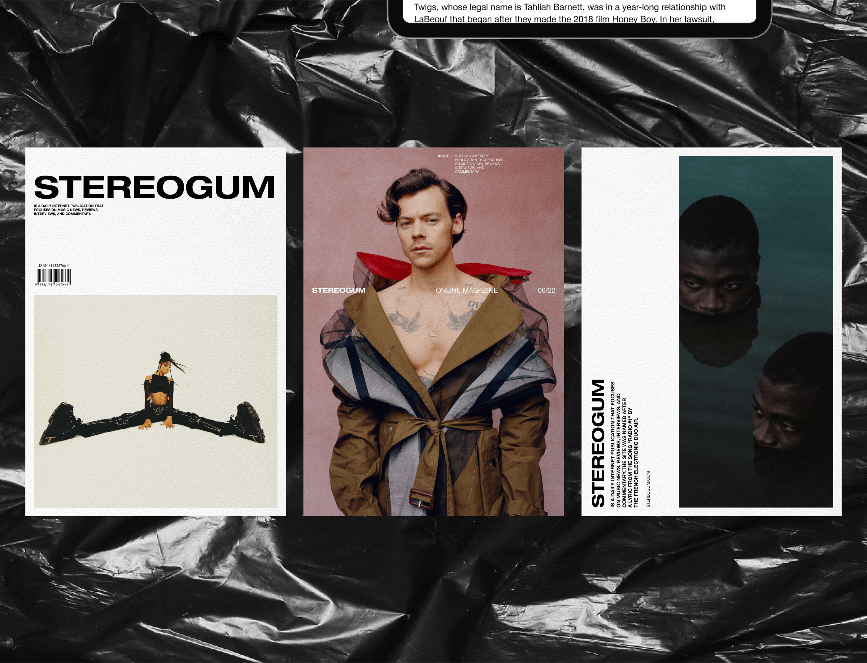 STEREOGUM | News website redesign — Изображение №7 — Интерфейсы, Анимация на Dprofile