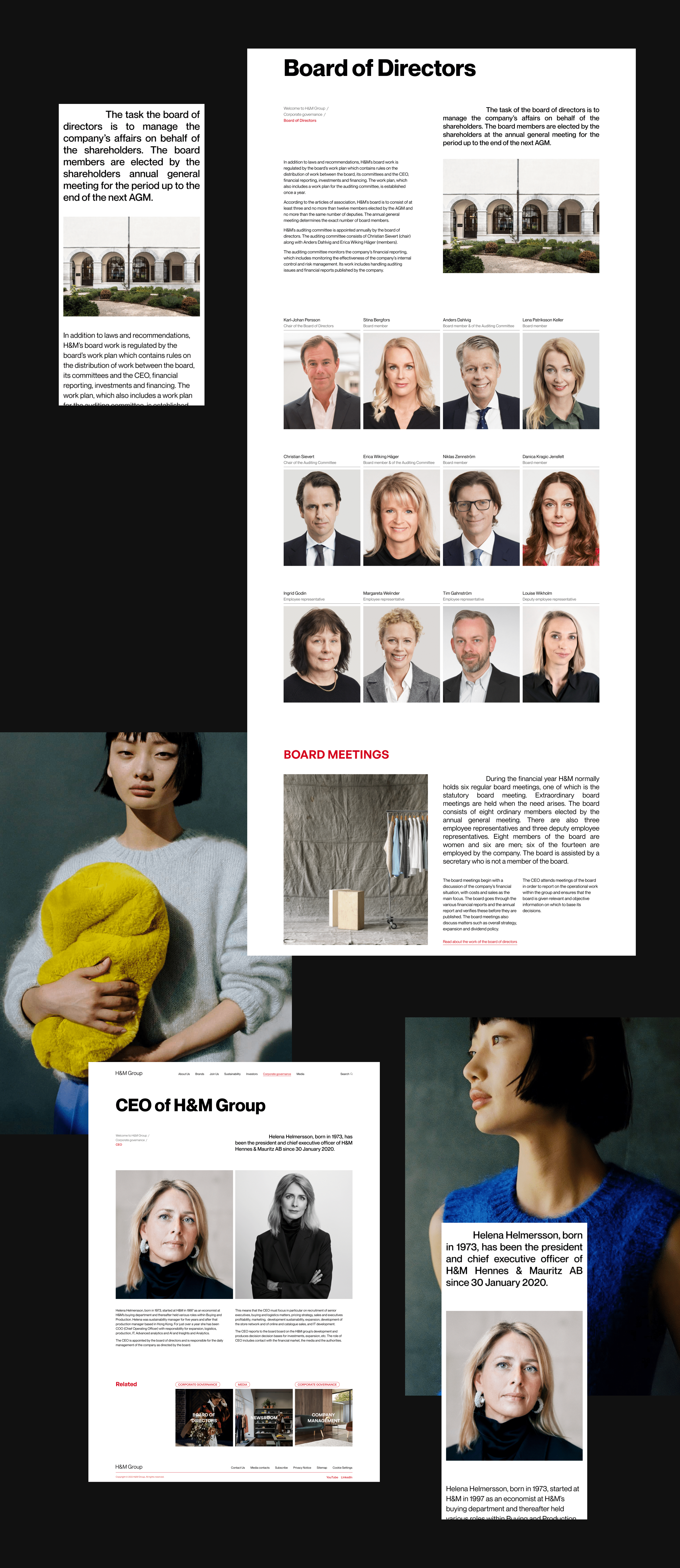 H&M GROUP | Corporate website redesign — Изображение №8 — Интерфейсы на Dprofile