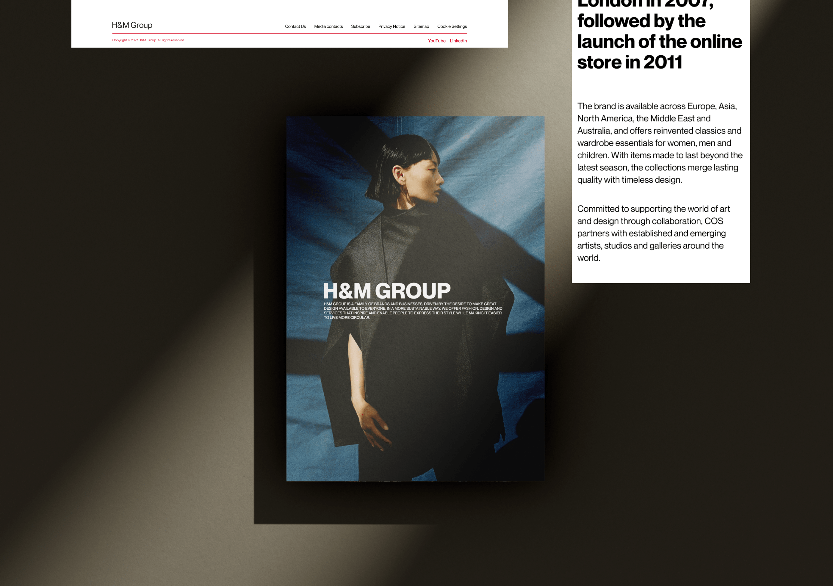 H&M GROUP | Corporate website redesign — Изображение №5 — Интерфейсы на Dprofile