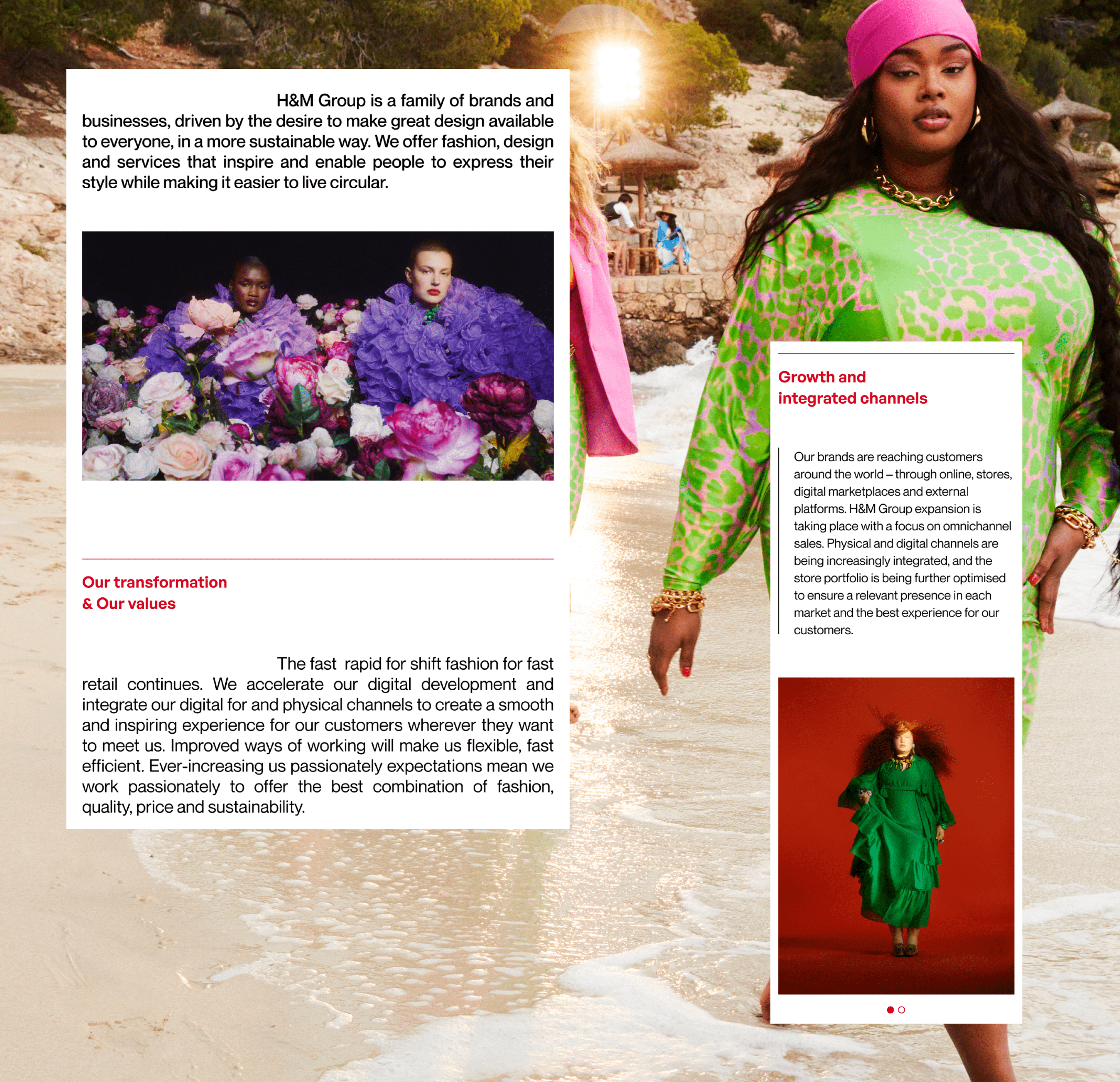H&M GROUP | Corporate website redesign — Изображение №7 — Интерфейсы на Dprofile