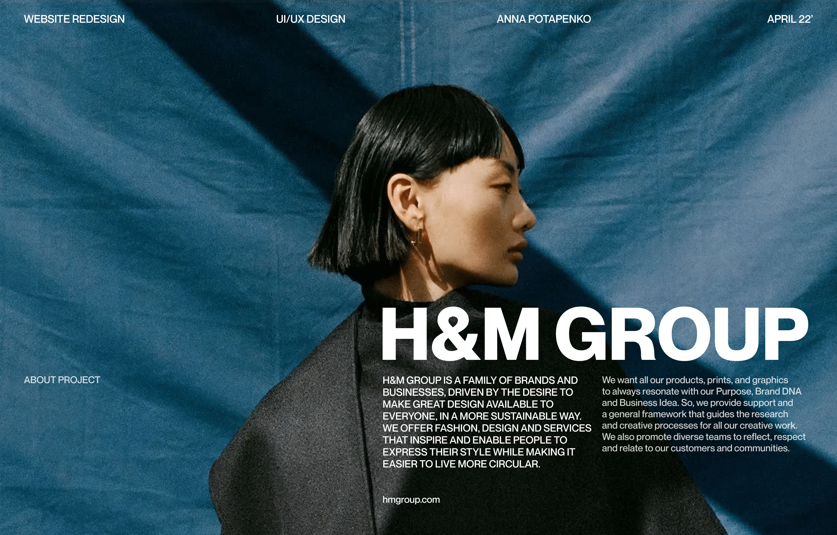 H&M GROUP | Corporate website redesign — Изображение №1 — Интерфейсы на Dprofile