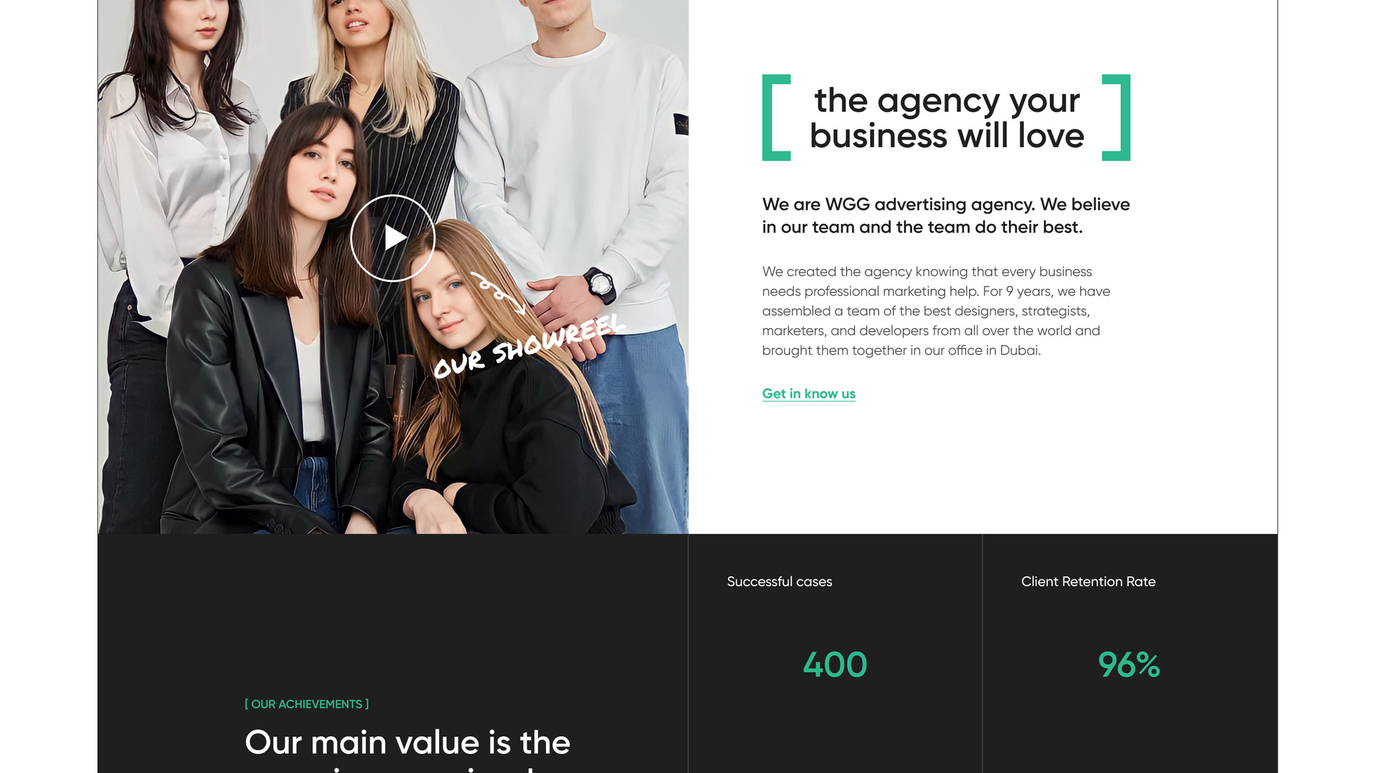 WGG — Dubai Advertising Agency — Изображение №4 — Интерфейсы, Маркетинг на Dprofile