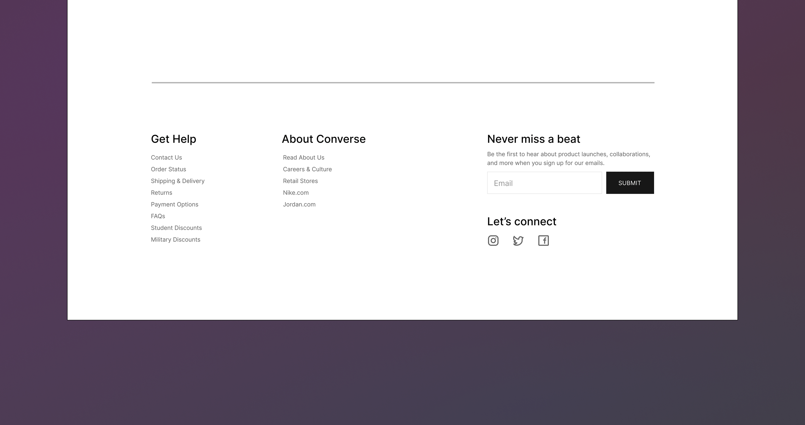 Converse - UX/UI Redesign of Online Shop — Изображение №51 — Интерфейсы на Dprofile