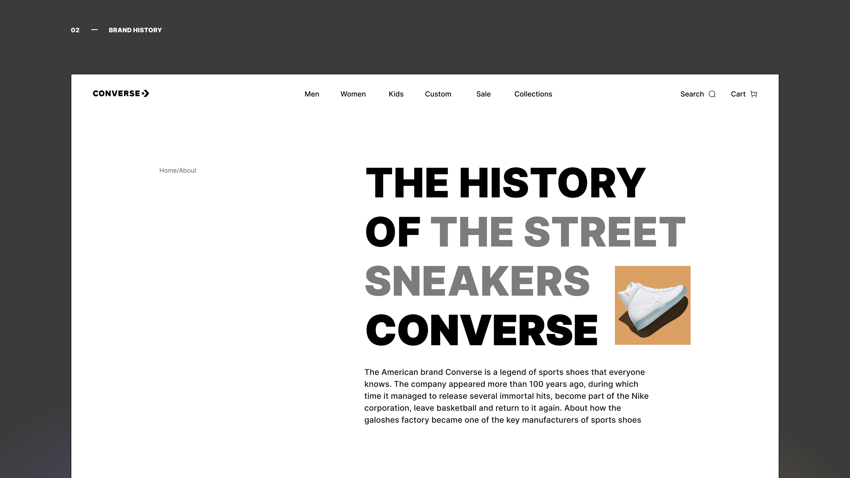Converse - UX/UI Redesign of Online Shop — Изображение №14 — Интерфейсы на Dprofile
