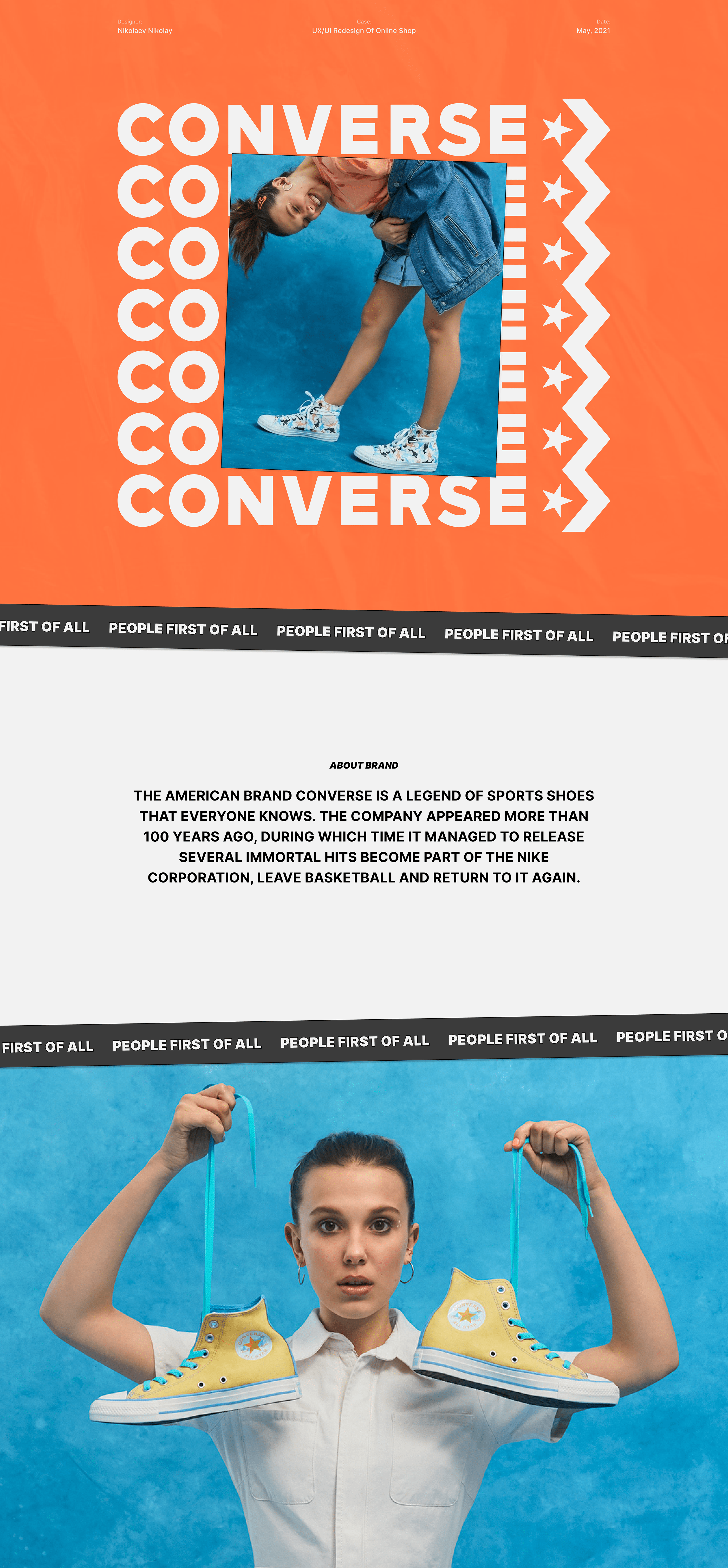 Converse - UX/UI Redesign of Online Shop — Изображение №1 — Интерфейсы на Dprofile