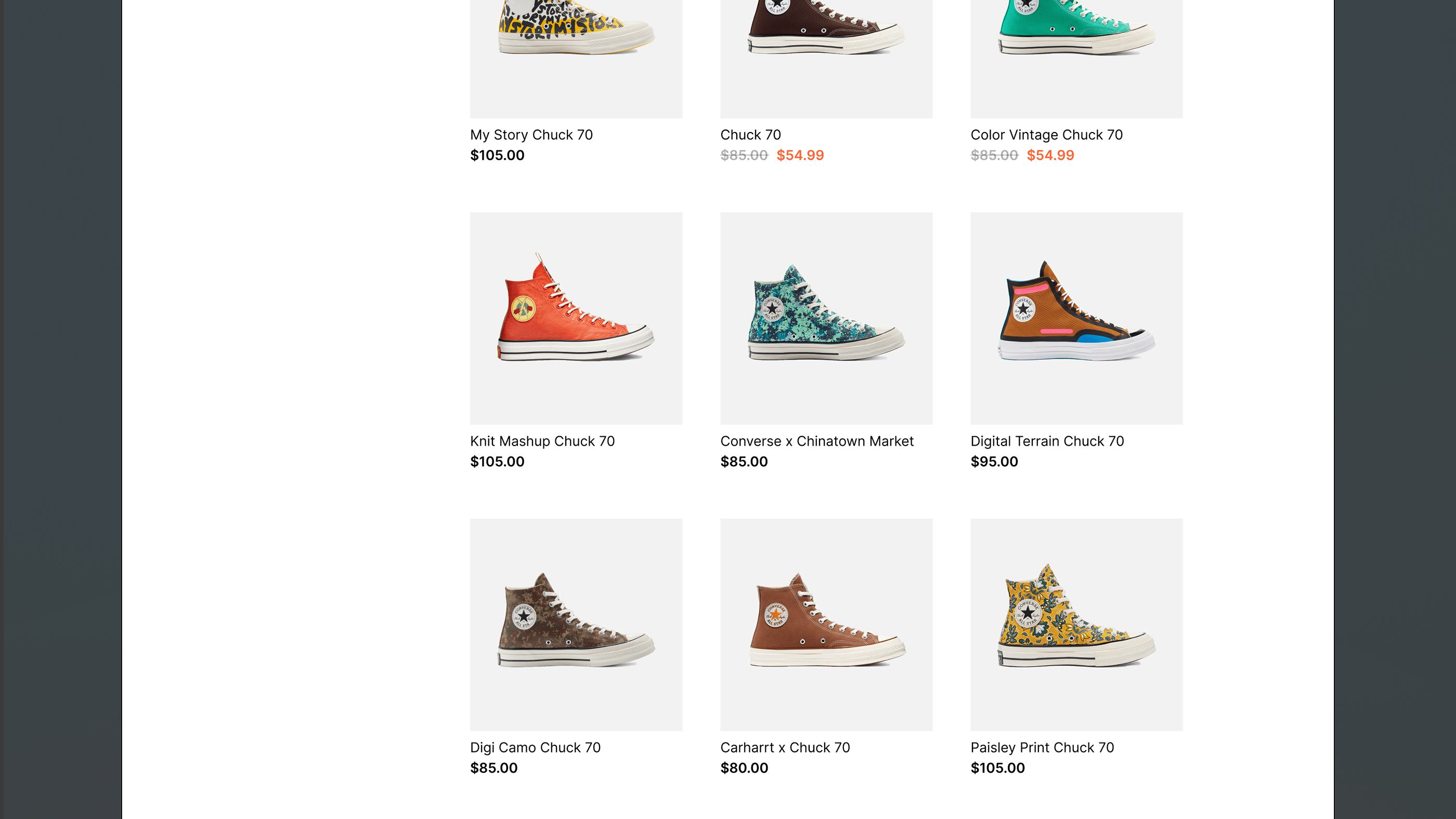 Converse - UX/UI Redesign of Online Shop — Изображение №31 — Интерфейсы на Dprofile