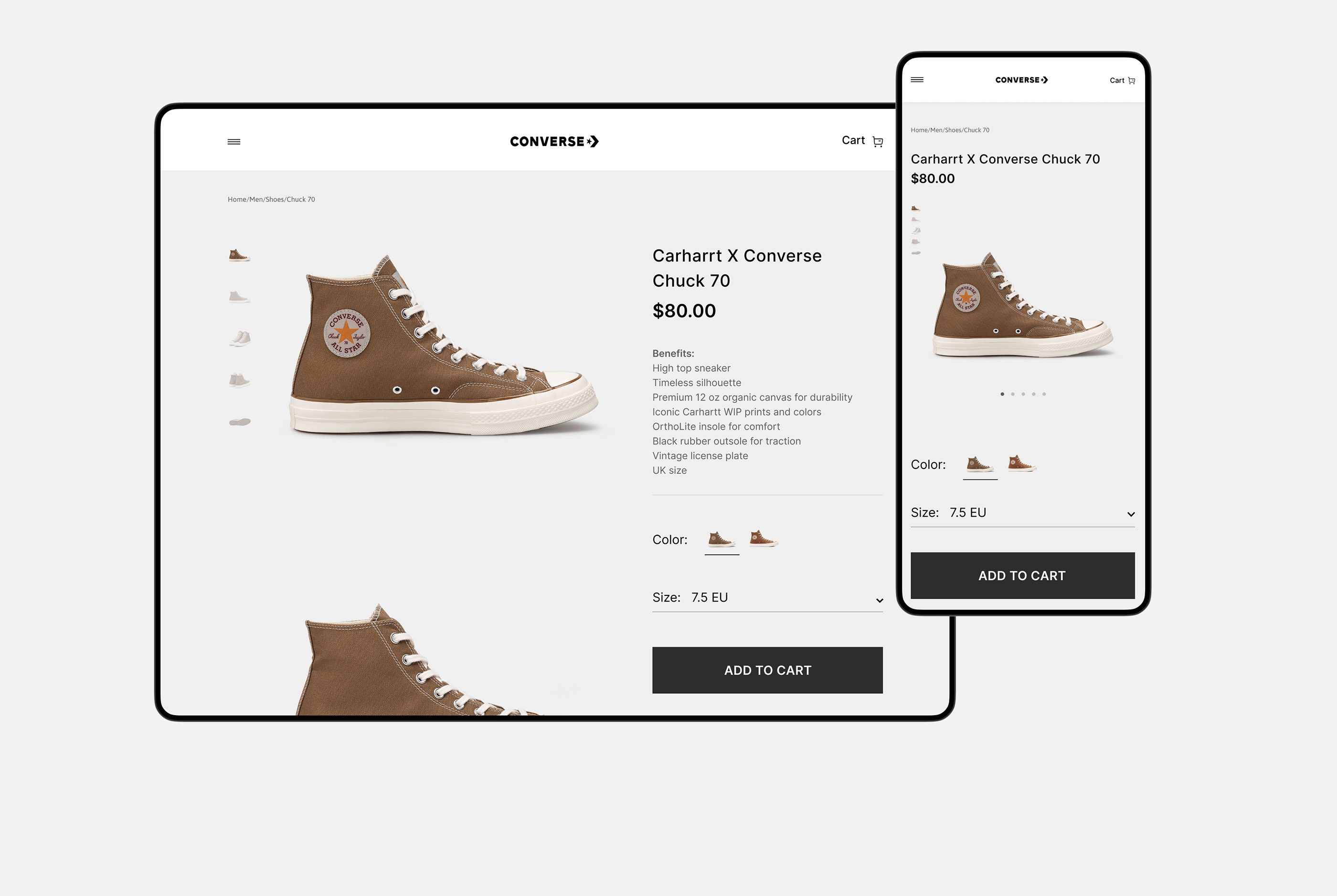 Converse - UX/UI Redesign of Online Shop — Изображение №42 — Интерфейсы на Dprofile