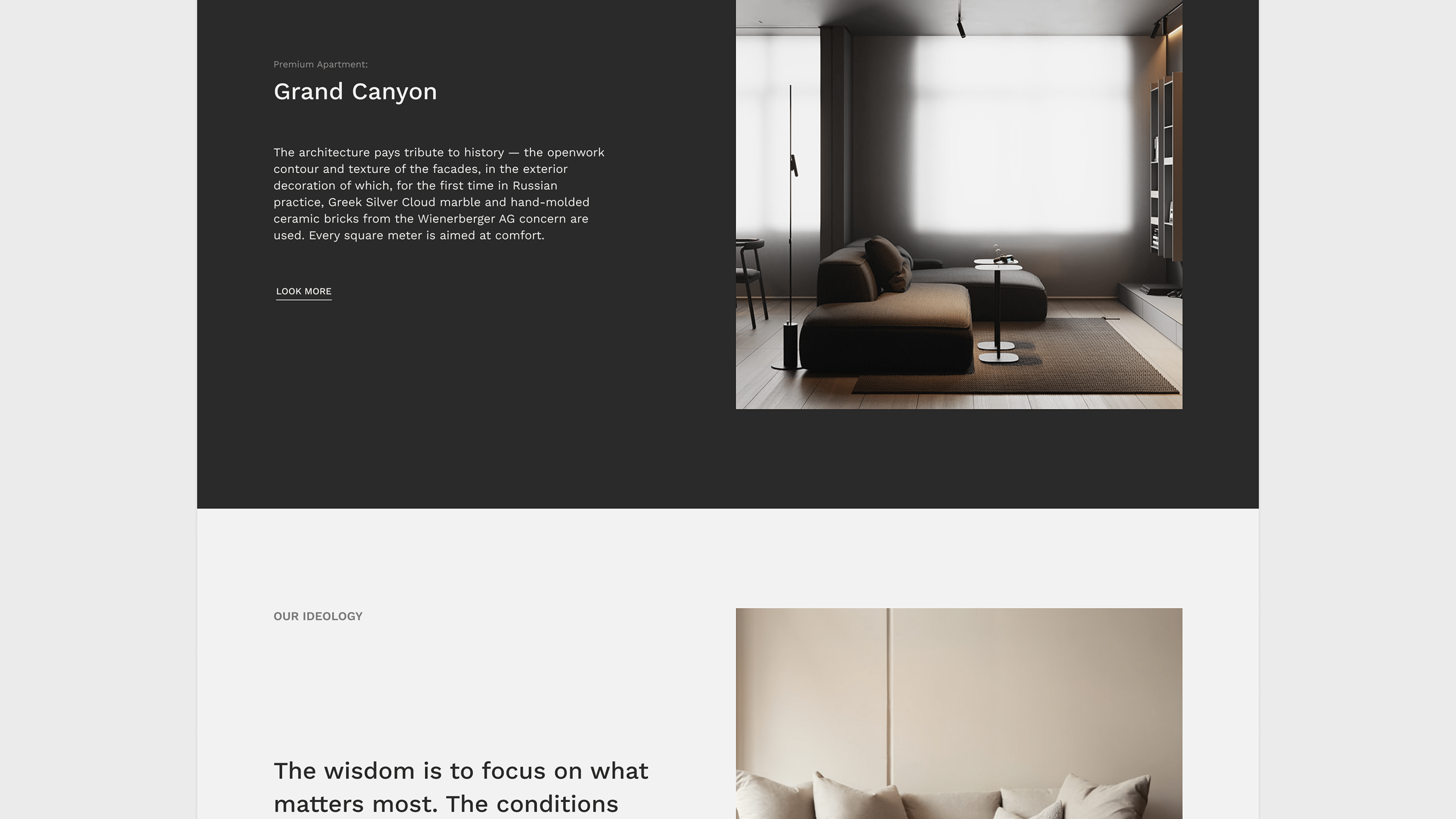 Minimalist - real estate project — Изображение №14 — Интерфейсы, Анимация на Dprofile