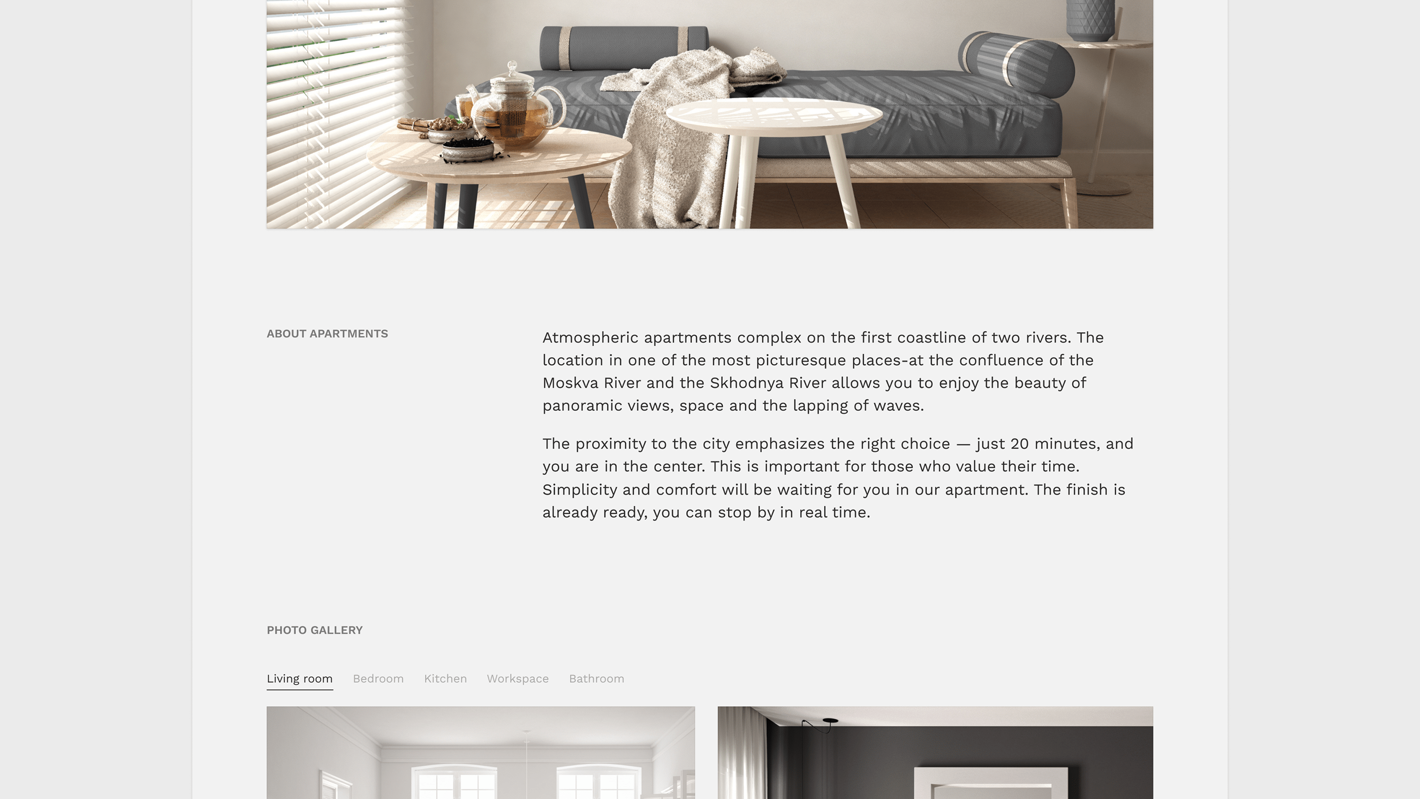 Minimalist - real estate project — Изображение №34 — Интерфейсы, Анимация на Dprofile