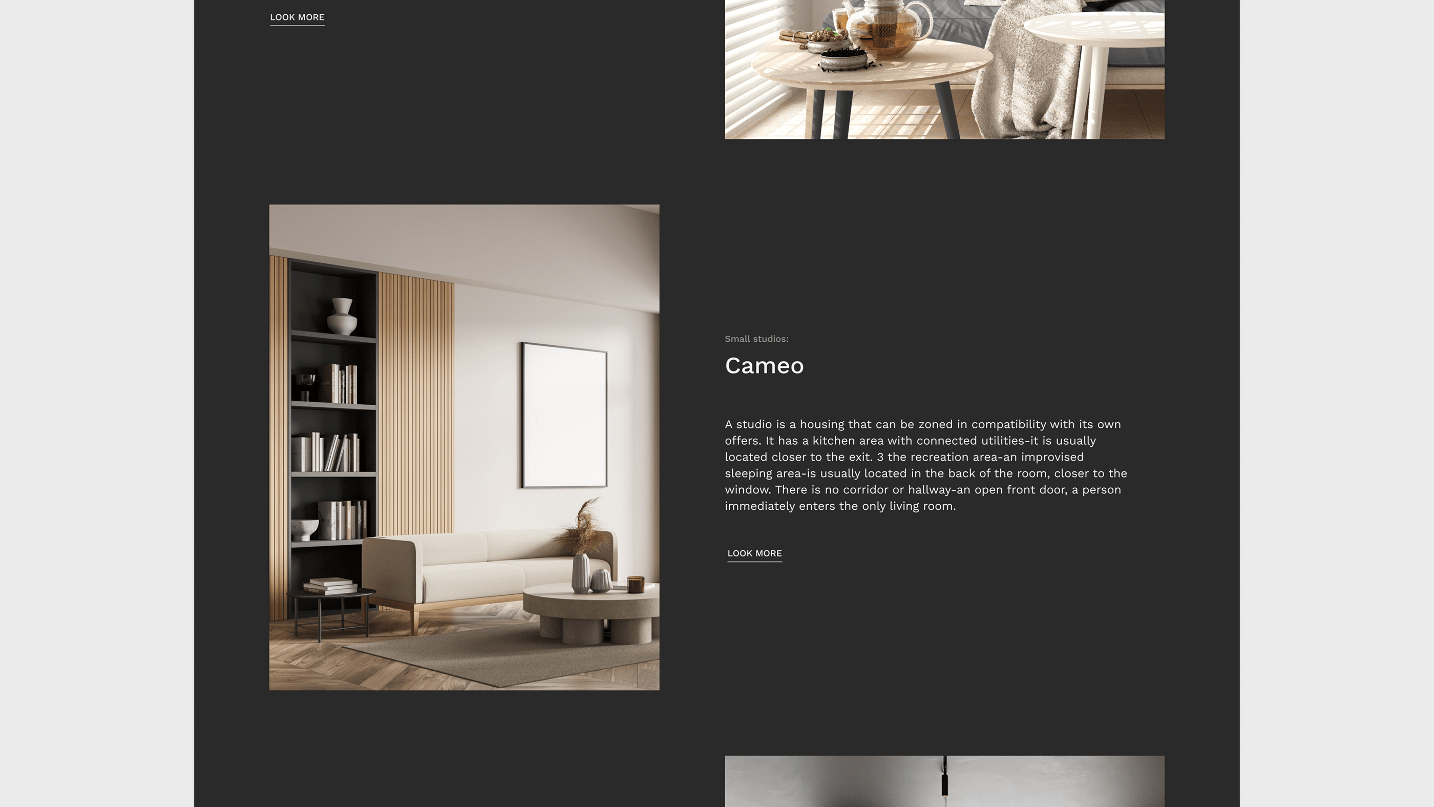 Minimalist - real estate project — Изображение №13 — Интерфейсы, Анимация на Dprofile