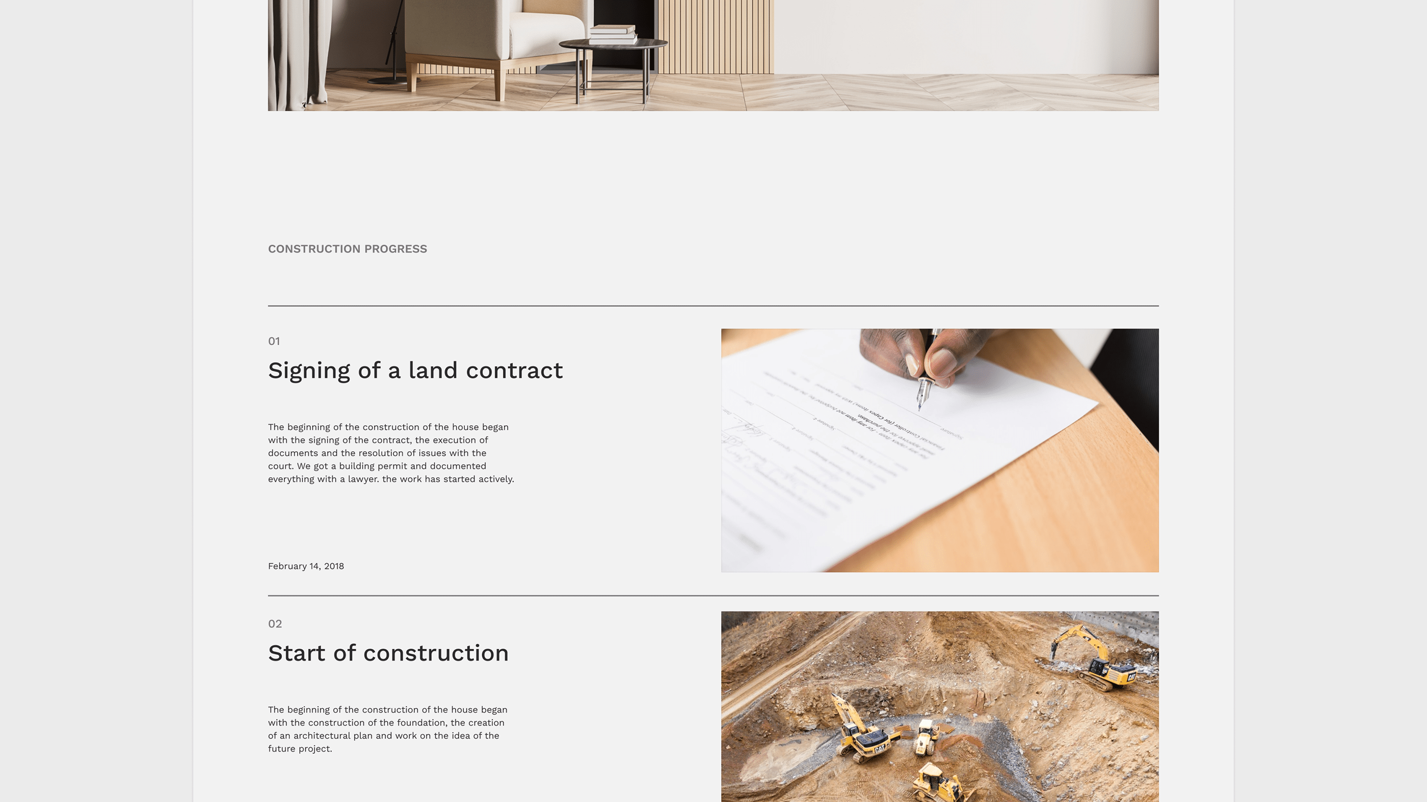 Minimalist - real estate project — Изображение №27 — Интерфейсы, Анимация на Dprofile