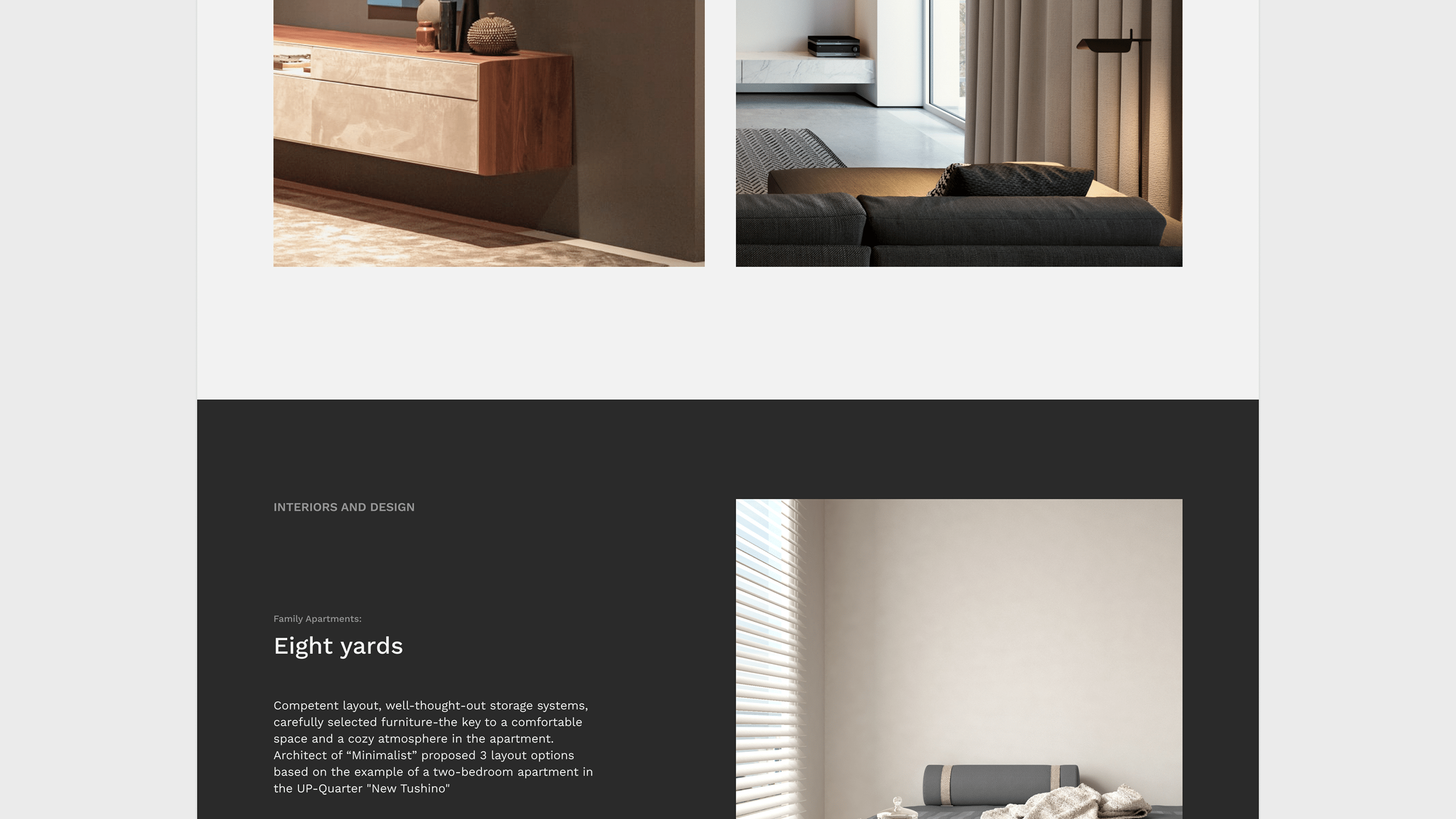 Minimalist - real estate project — Изображение №12 — Интерфейсы, Анимация на Dprofile