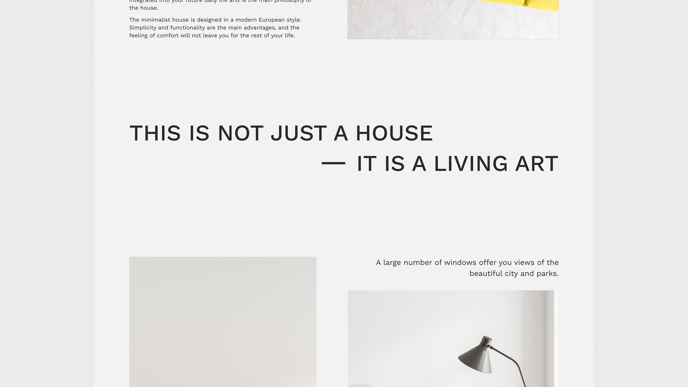 Minimalist - real estate project — Изображение №23 — Интерфейсы, Анимация на Dprofile