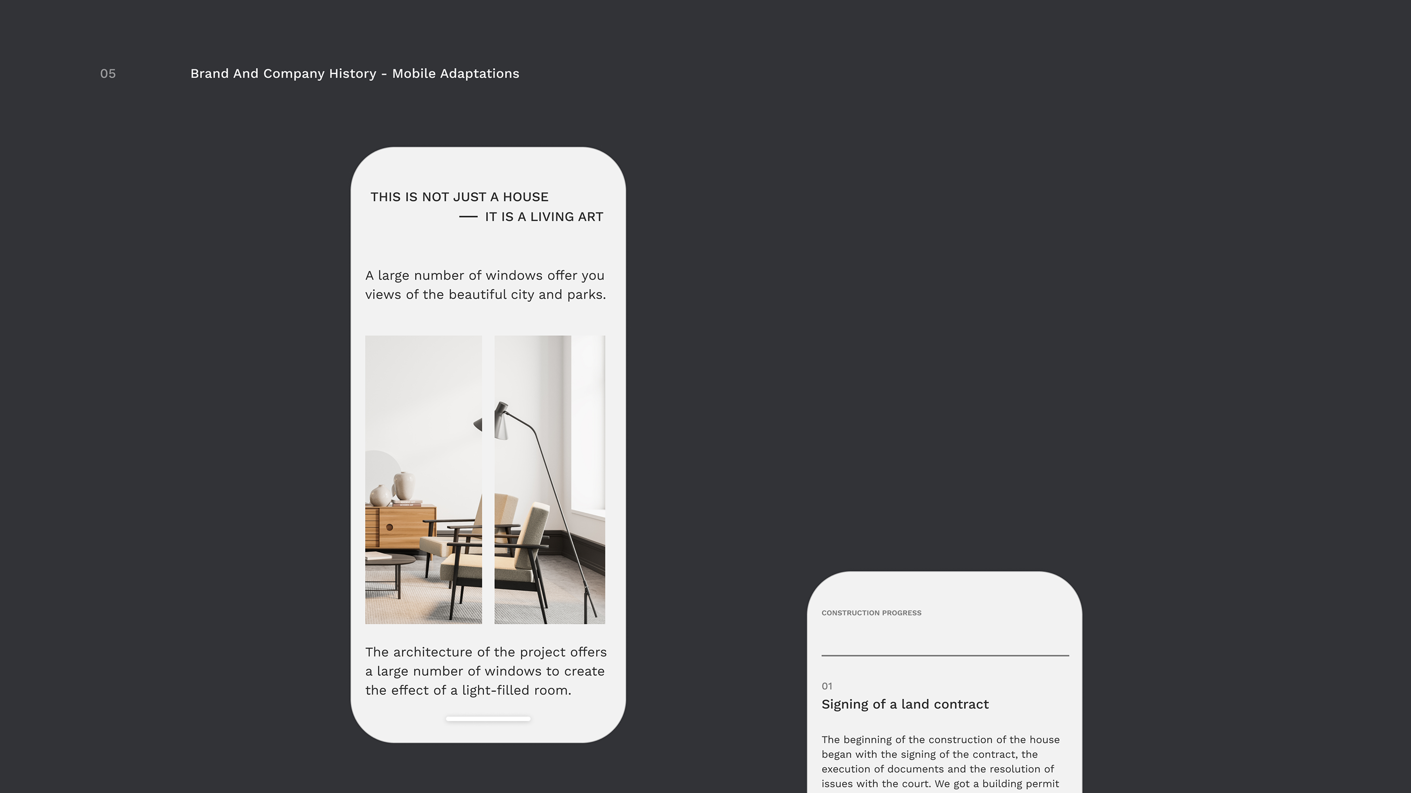 Minimalist - real estate project — Изображение №30 — Интерфейсы, Анимация на Dprofile