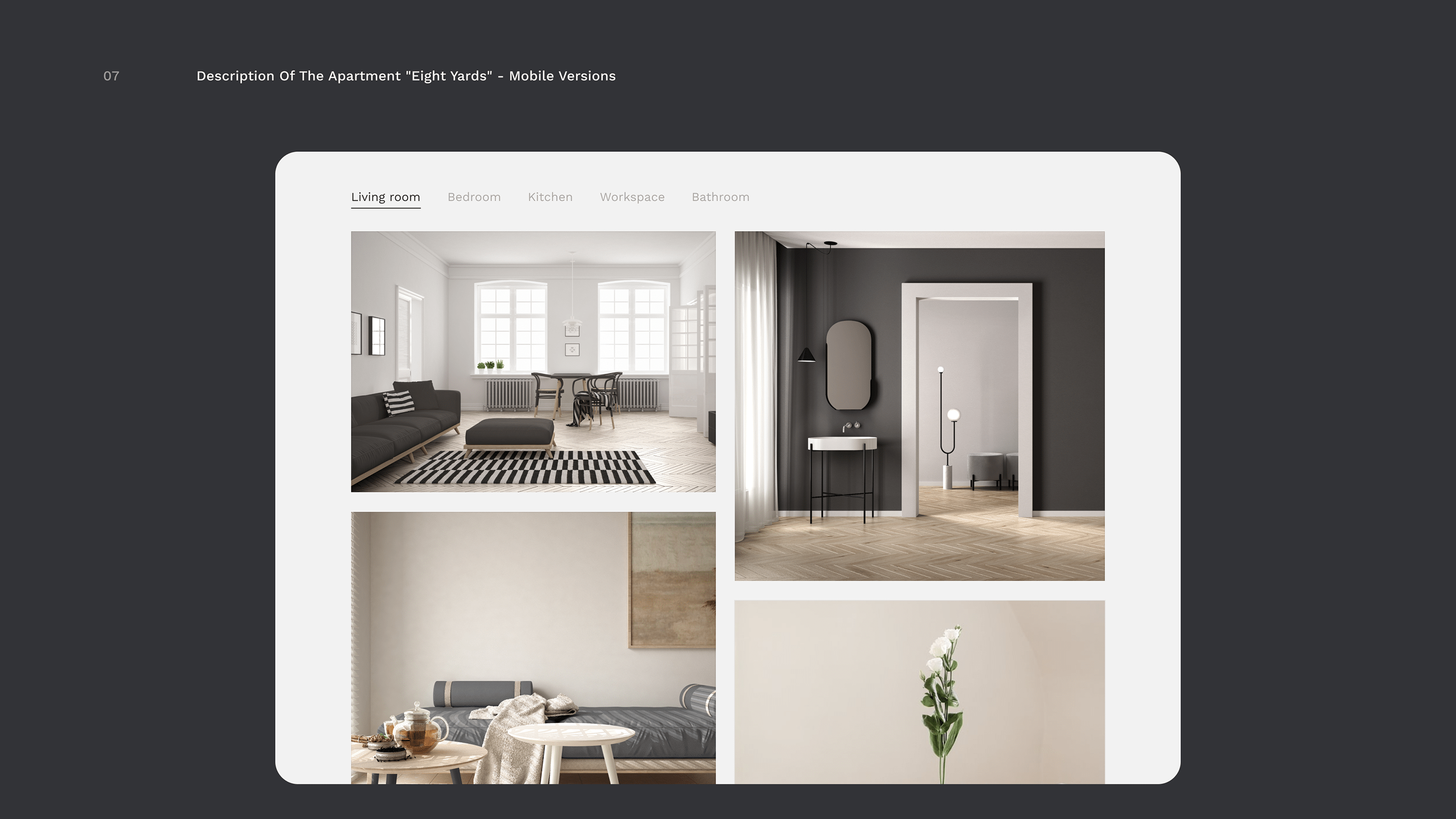Minimalist - real estate project — Изображение №42 — Интерфейсы, Анимация на Dprofile