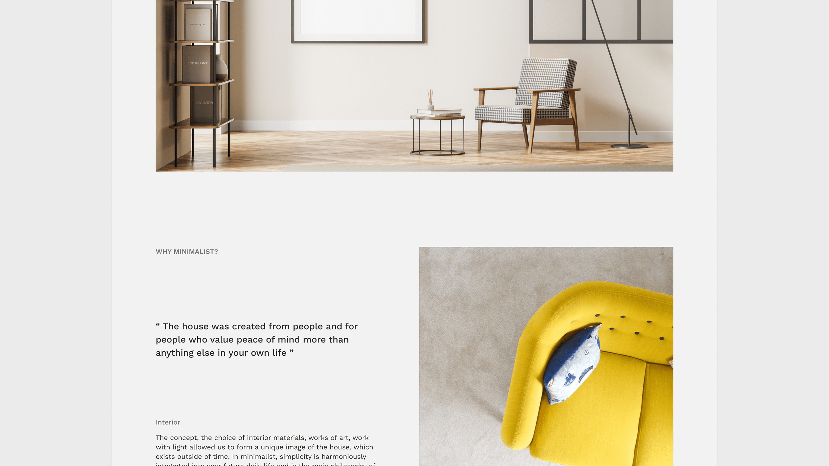 Minimalist - real estate project — Изображение №22 — Интерфейсы, Анимация на Dprofile