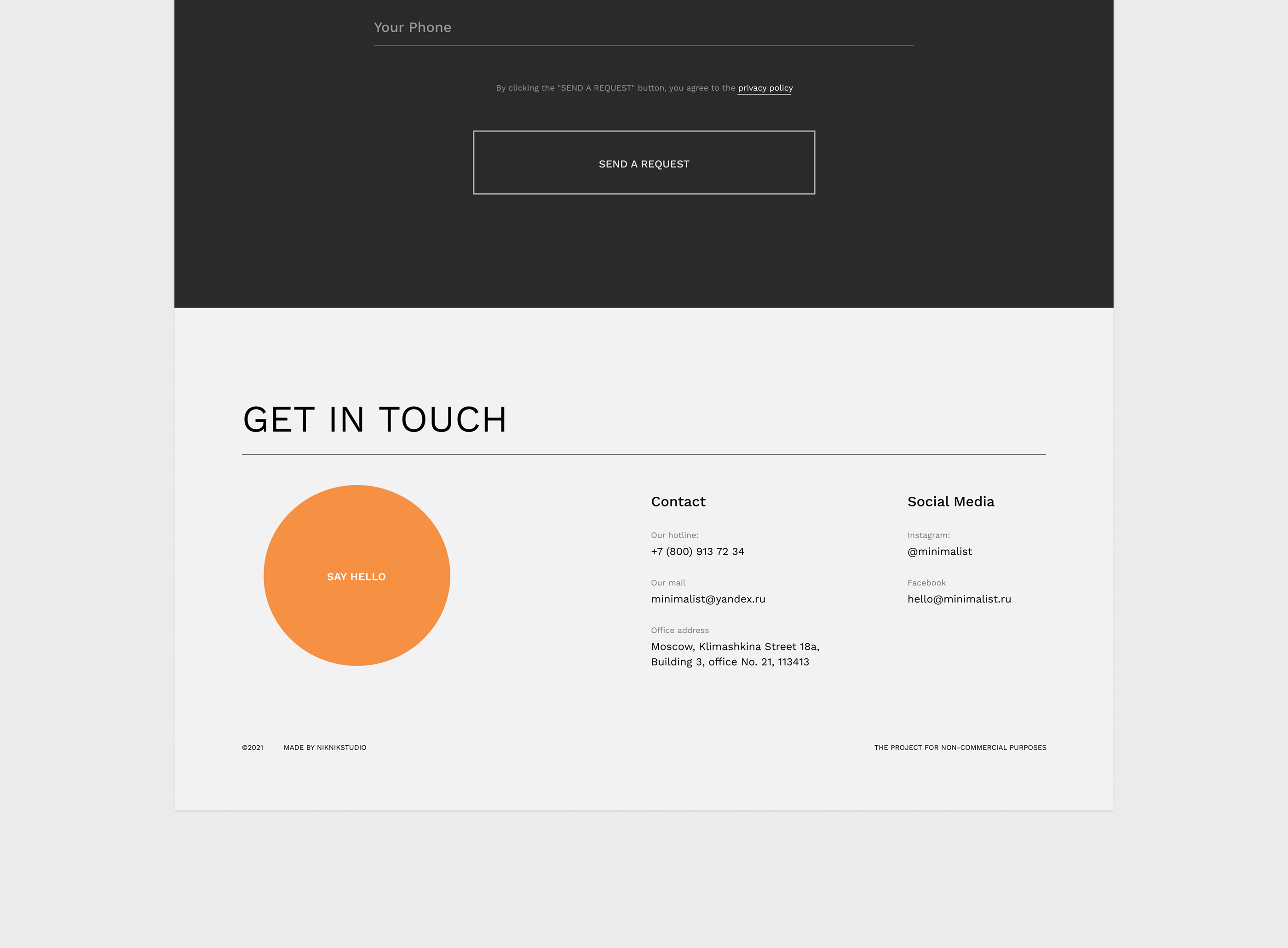 Minimalist - real estate project — Изображение №29 — Интерфейсы, Анимация на Dprofile
