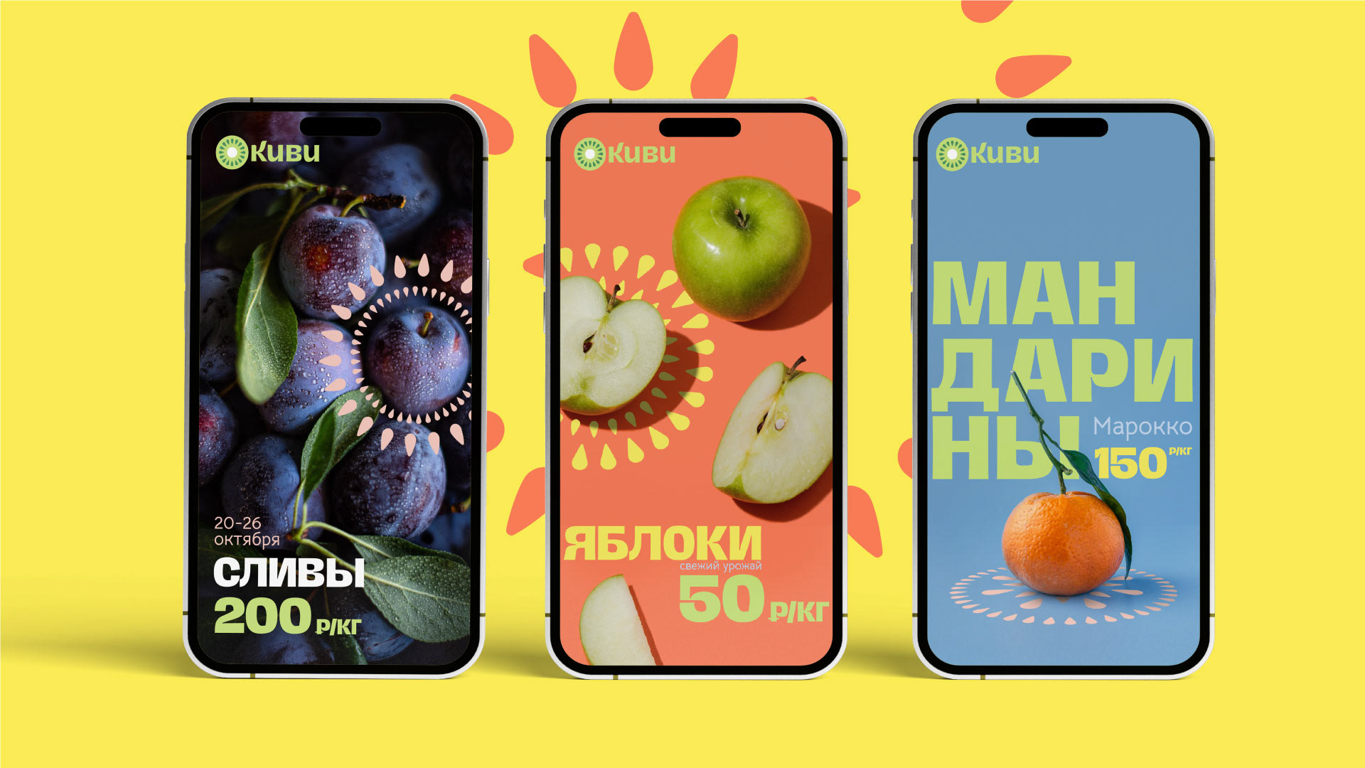 Киви - брендинг магазина органических продуктов — Изображение №12 — Брендинг на Dprofile