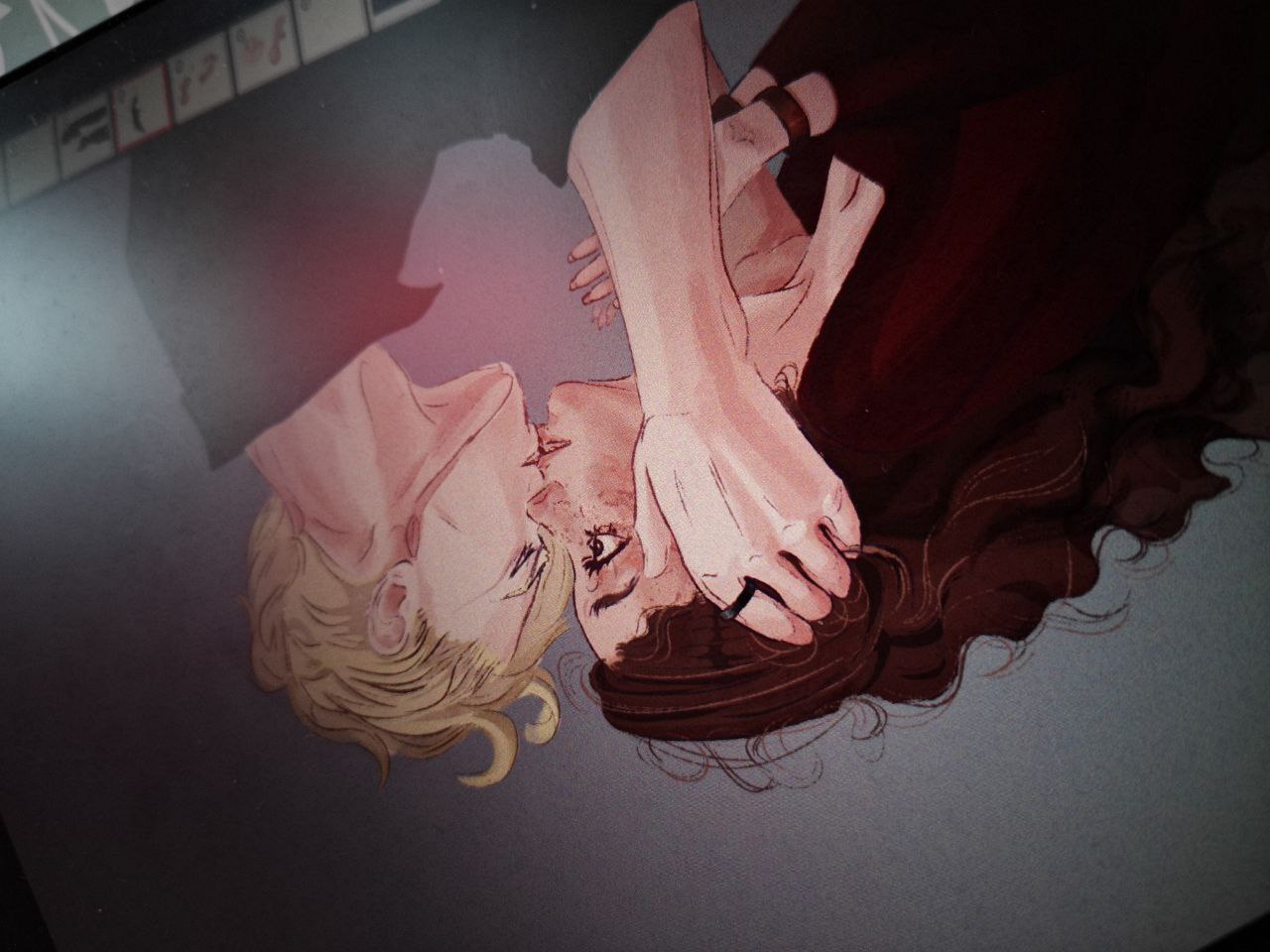 Фанарт по главным героям фанфика "Скованные" — Изображение №2 — Иллюстрация на Dprofile