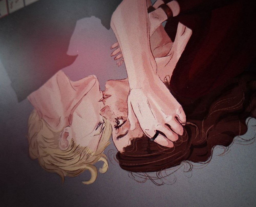 Фанарт по главным героям фанфика "Скованные" — Иллюстрация на Dprofile