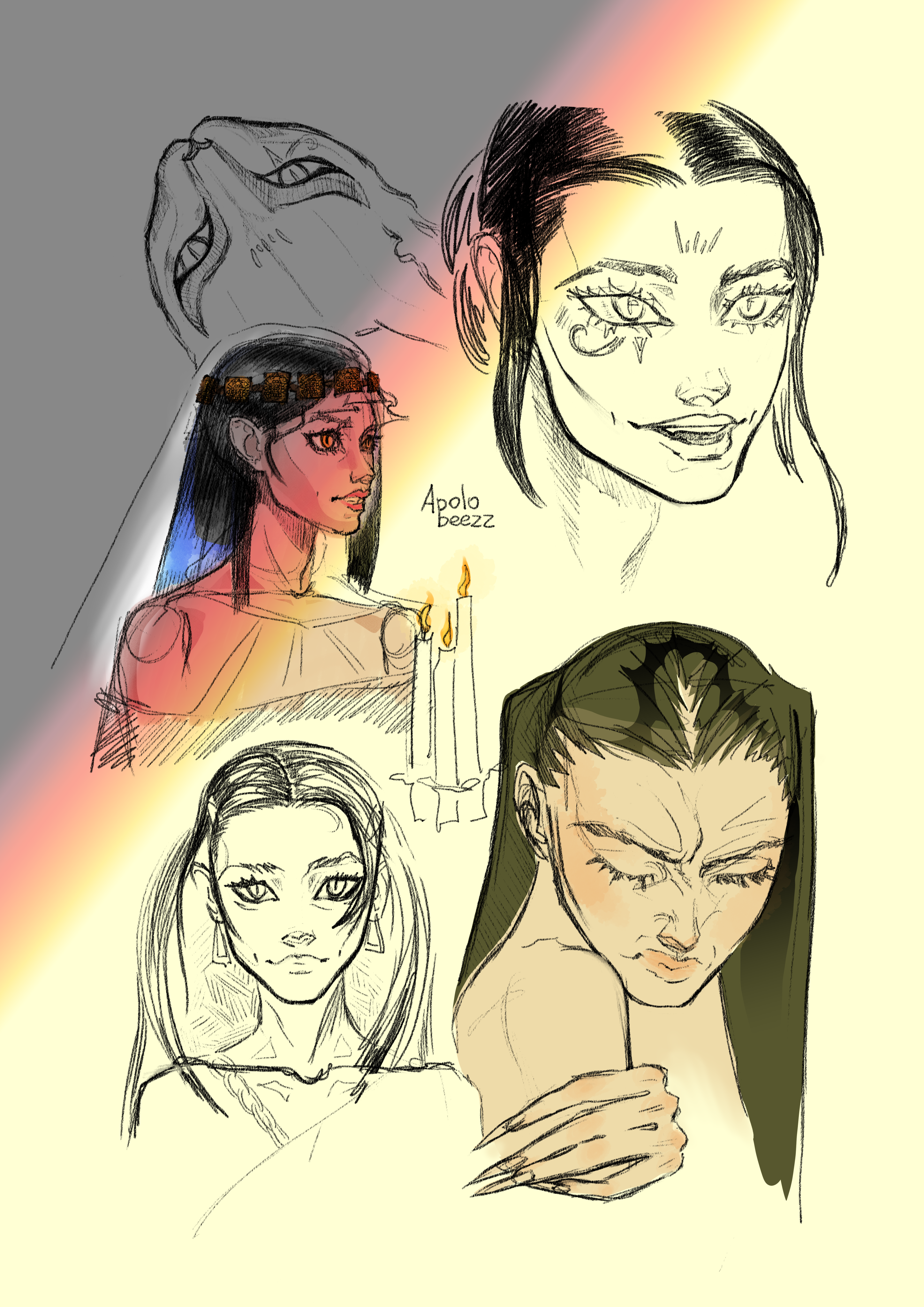 Коллаж разработка концепта персонажа — Изображение №1 — Иллюстрация на Dprofile