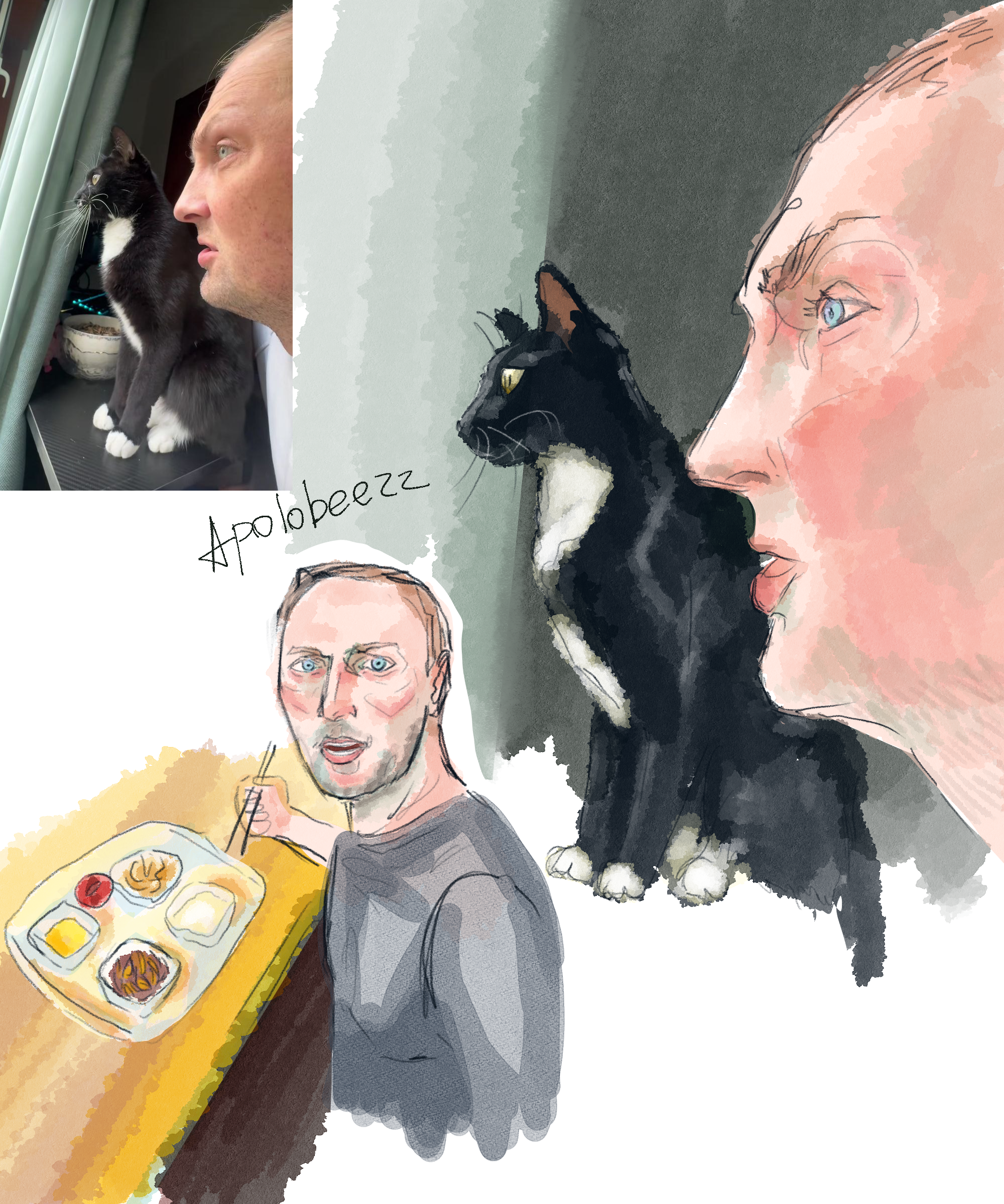 Диджитал скетчбук (август 2024) - блогеры и популярные люди — Изображение №10 — Иллюстрация на Dprofile