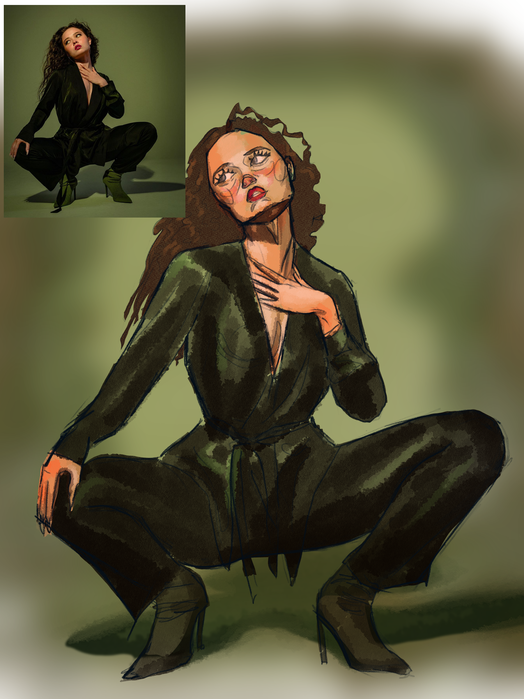 Диджитал скетчбук (август 2024) - блогеры и популярные люди — Изображение №6 — Иллюстрация на Dprofile