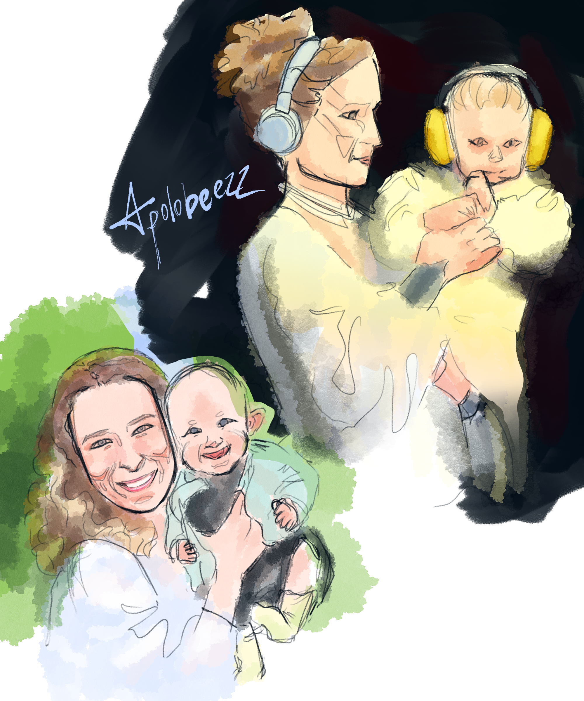 Диджитал скетчбук (август 2024) - блогеры и популярные люди — Изображение №9 — Иллюстрация на Dprofile