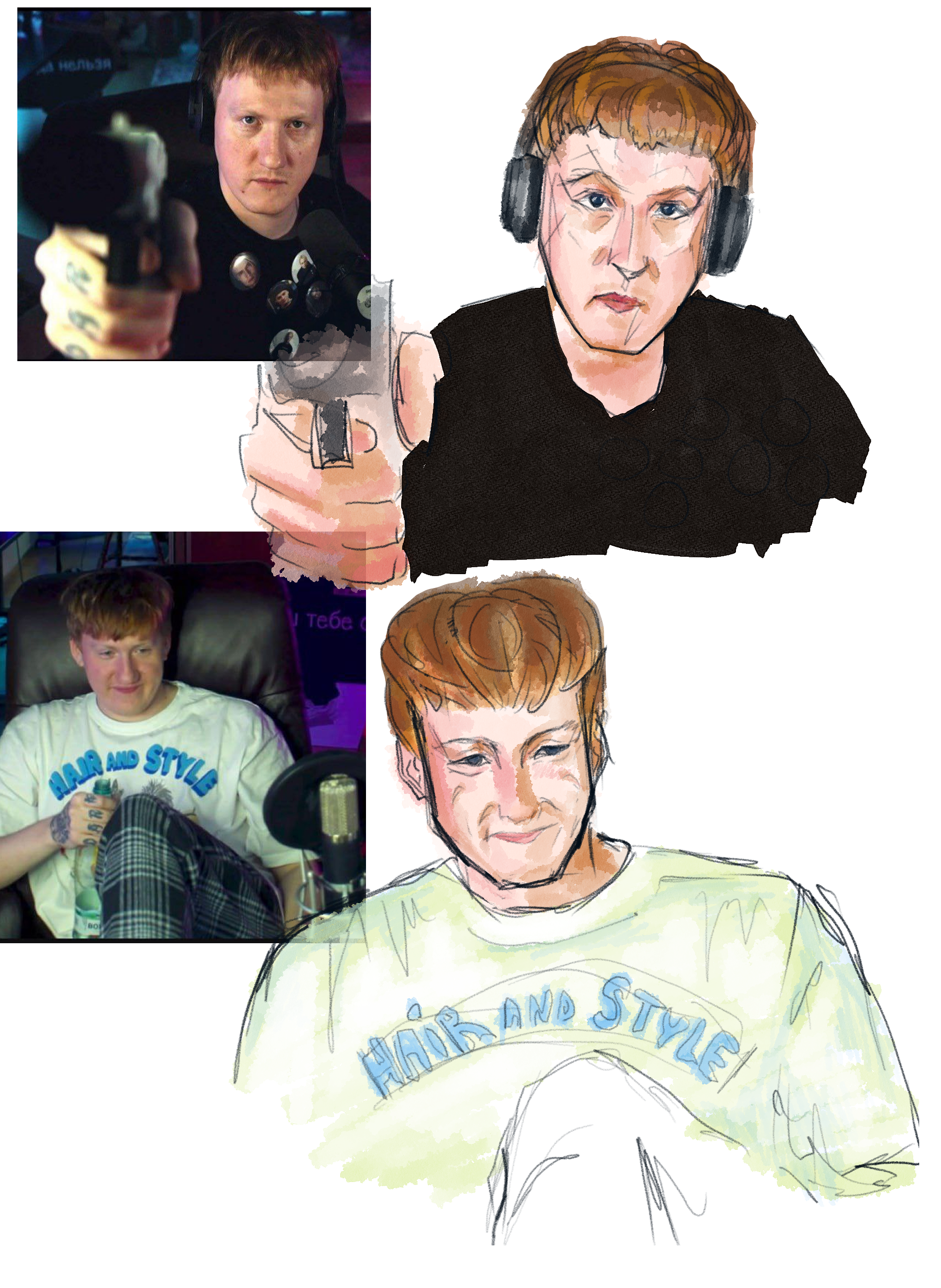 Диджитал скетчбук (август 2024) - блогеры и популярные люди — Изображение №5 — Иллюстрация на Dprofile