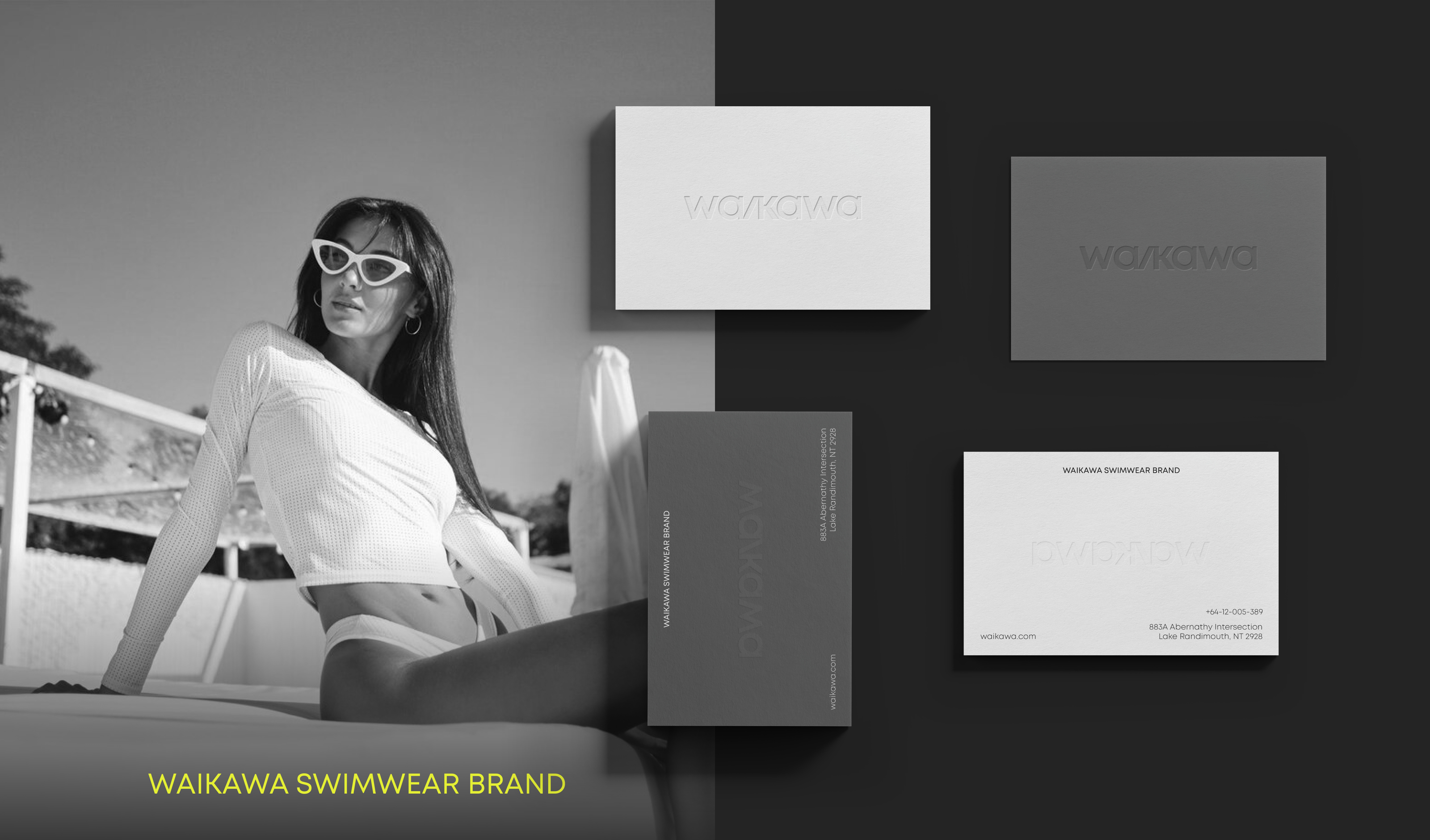 WAIKAWA | Swimwear visual identity — Изображение №3 — Интерфейсы, Брендинг на Dprofile