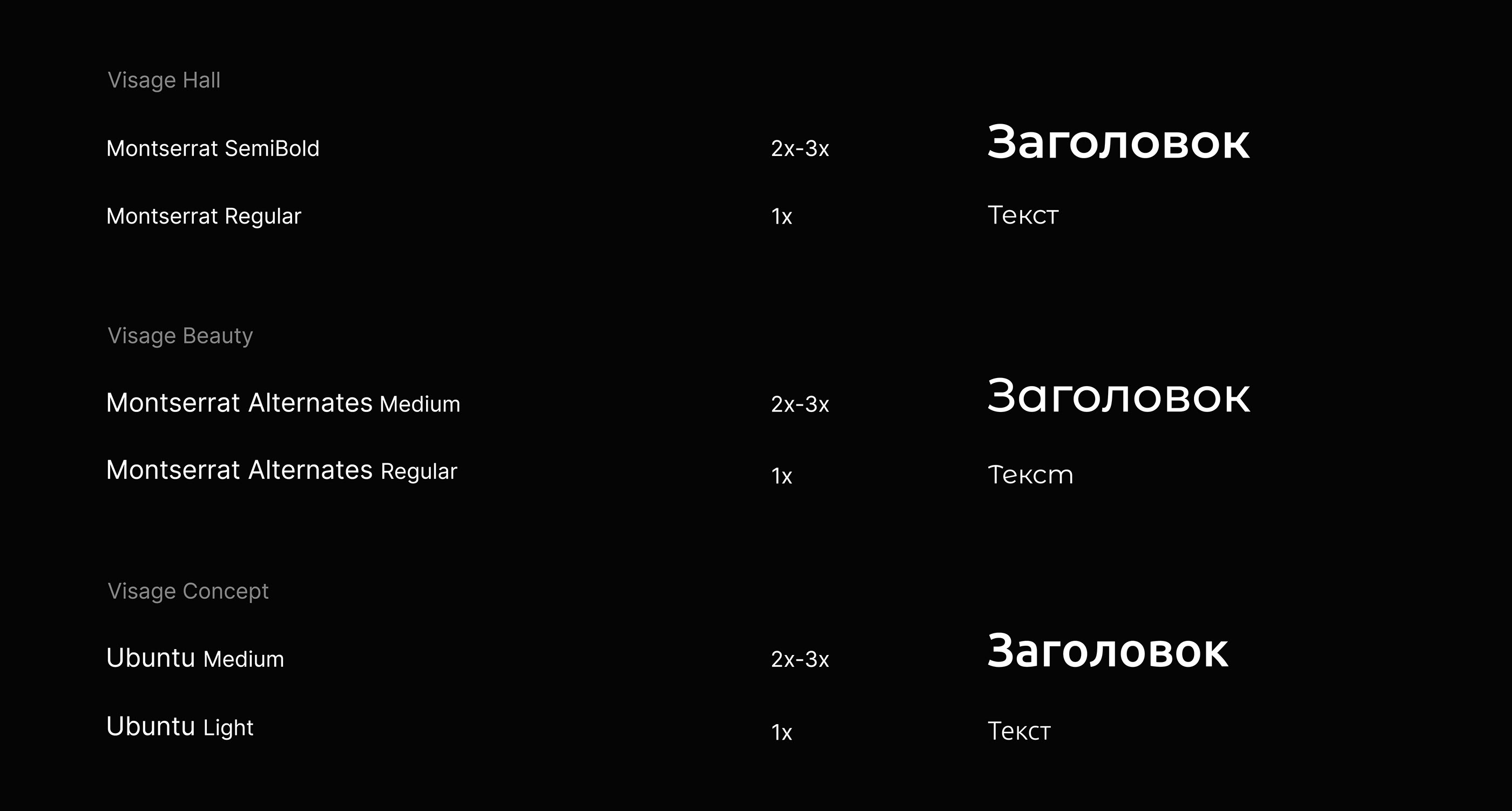 VISAGE HALL - rebranding — Изображение №10 — Брендинг, Графика на Dprofile