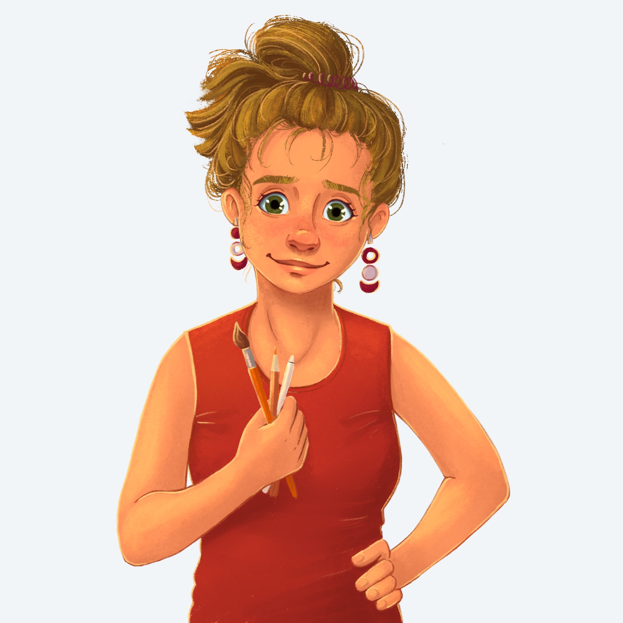 Стилизованный портрет. Персонажи. Детская иллюстрация — Изображение №6 — Брендинг, Иллюстрация на Dprofile