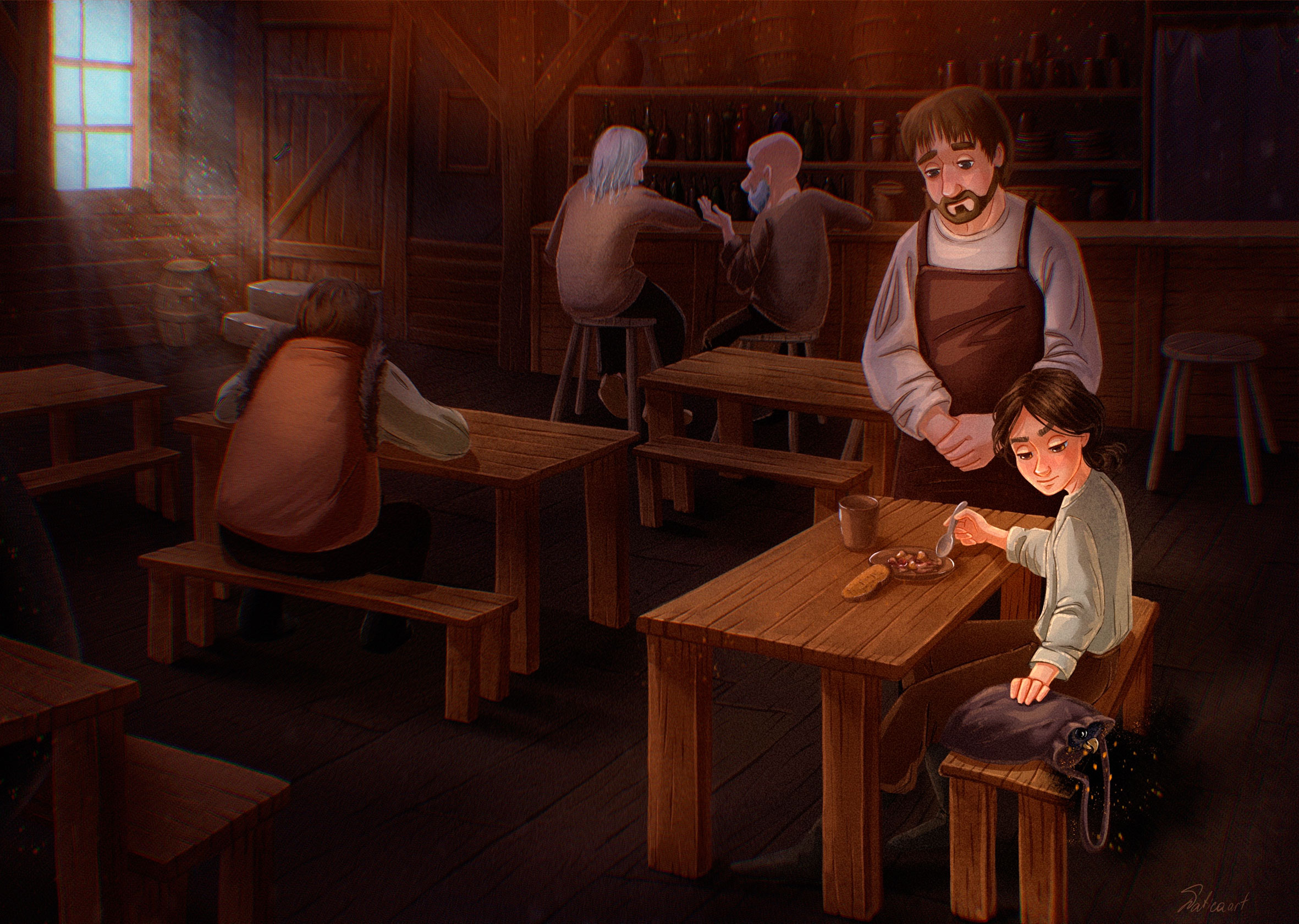 Сюжетные иллюстрации к книге фэнтези "Моя темная королева" — Изображение №2 — Иллюстрация на Dprofile