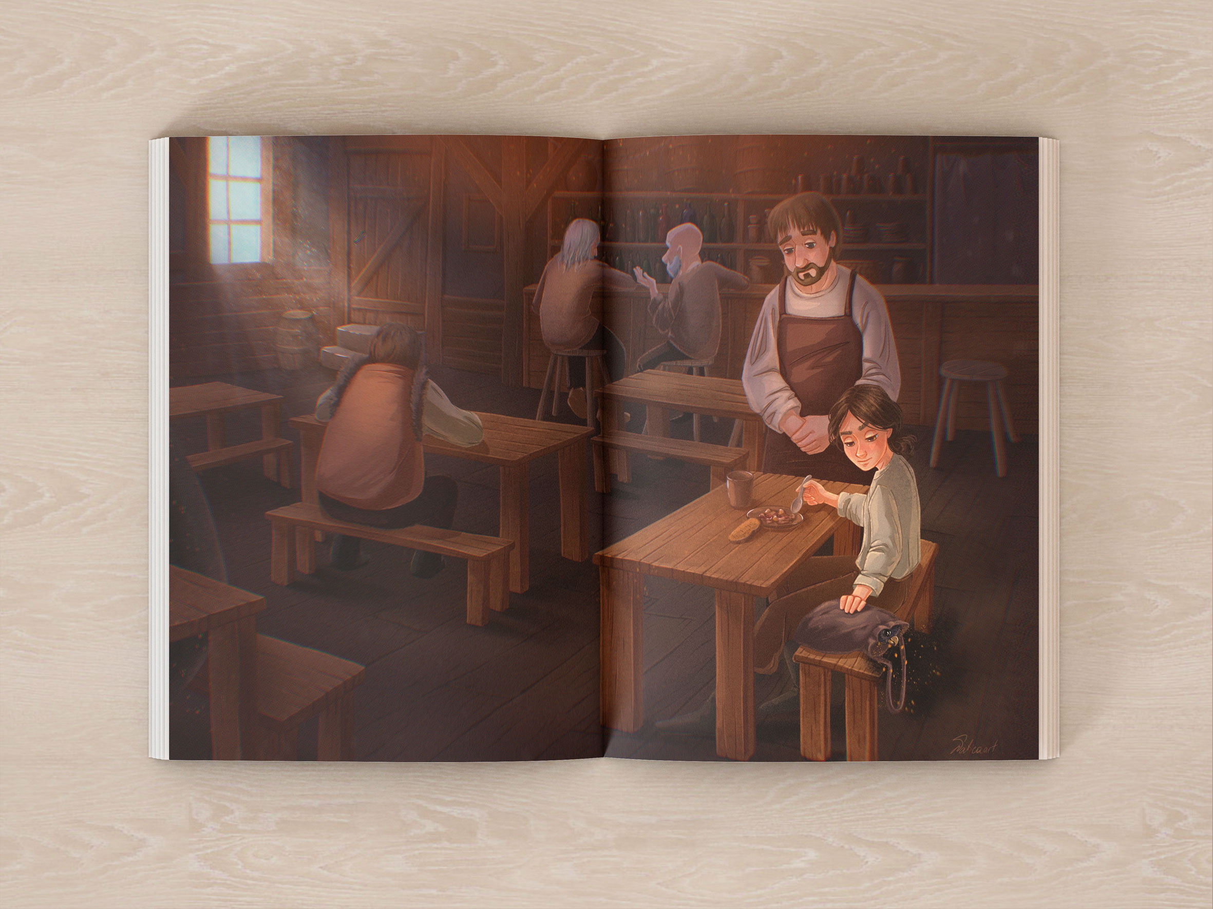 Сюжетные иллюстрации к книге фэнтези "Моя темная королева" — Изображение №5 — Иллюстрация на Dprofile