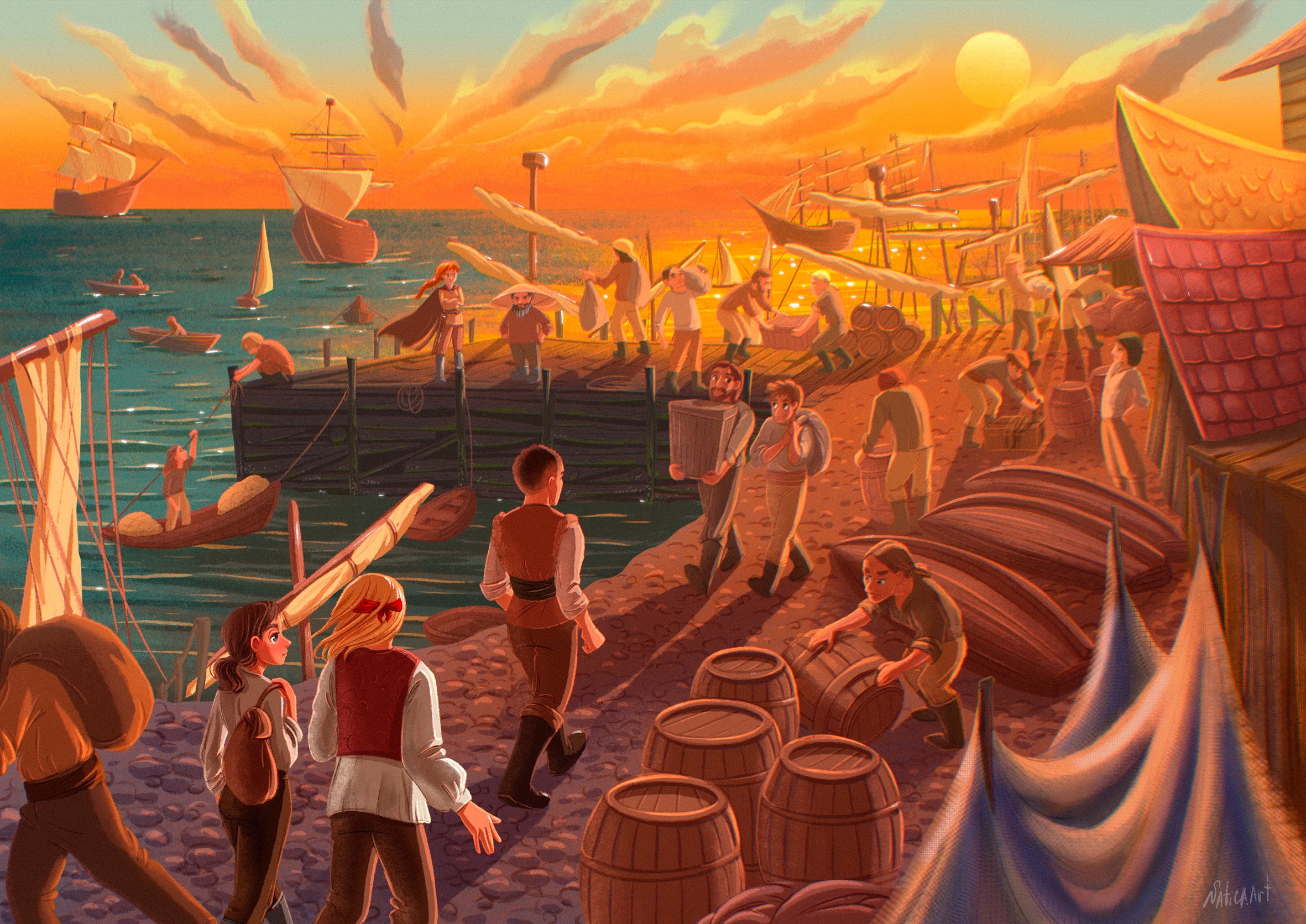 Сюжетные иллюстрации к книге фэнтези "Моя темная королева" — Изображение №7 — Иллюстрация на Dprofile