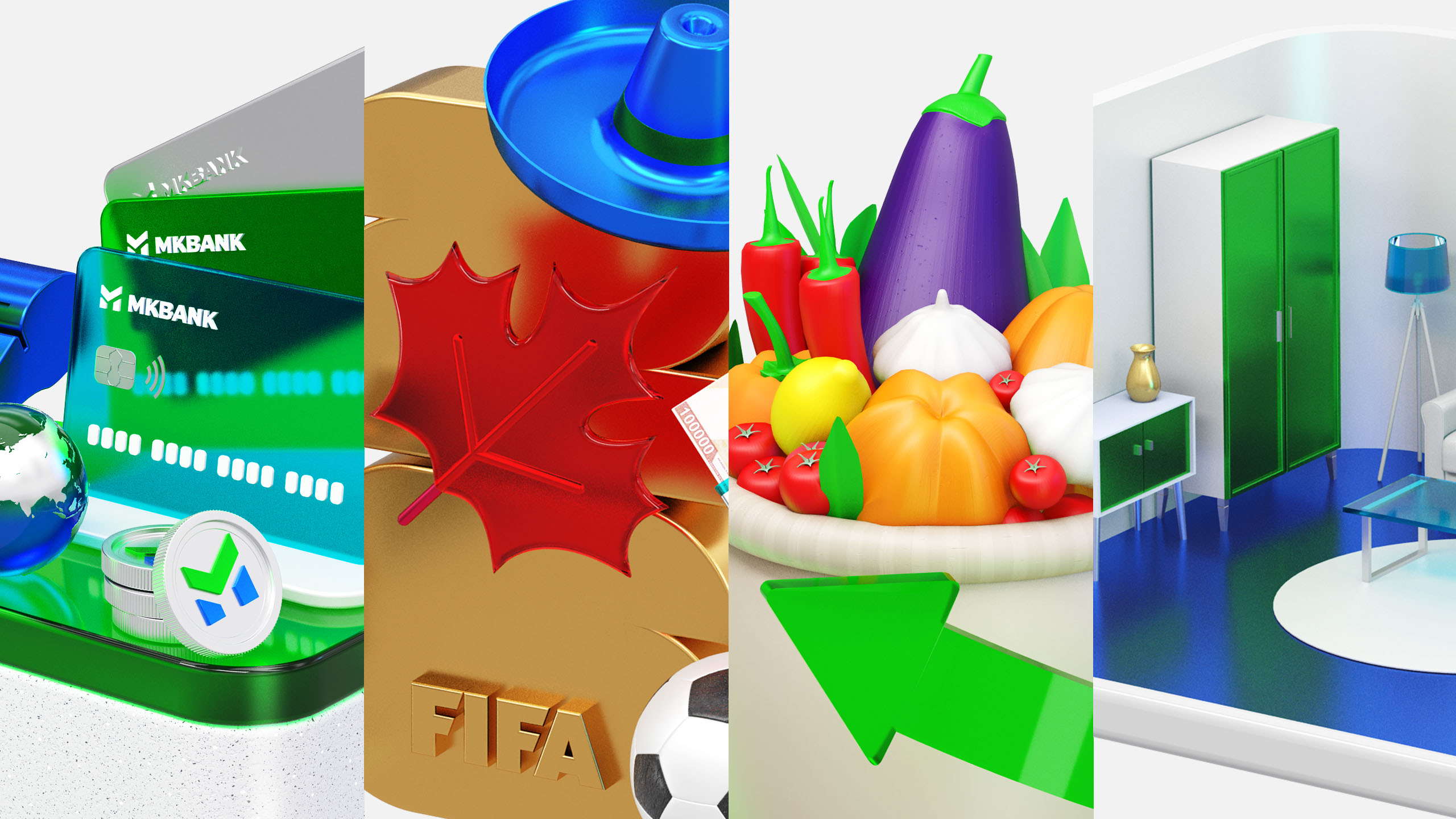 MKBANK — Изображение №13 — Иллюстрация, 3D на Dprofile