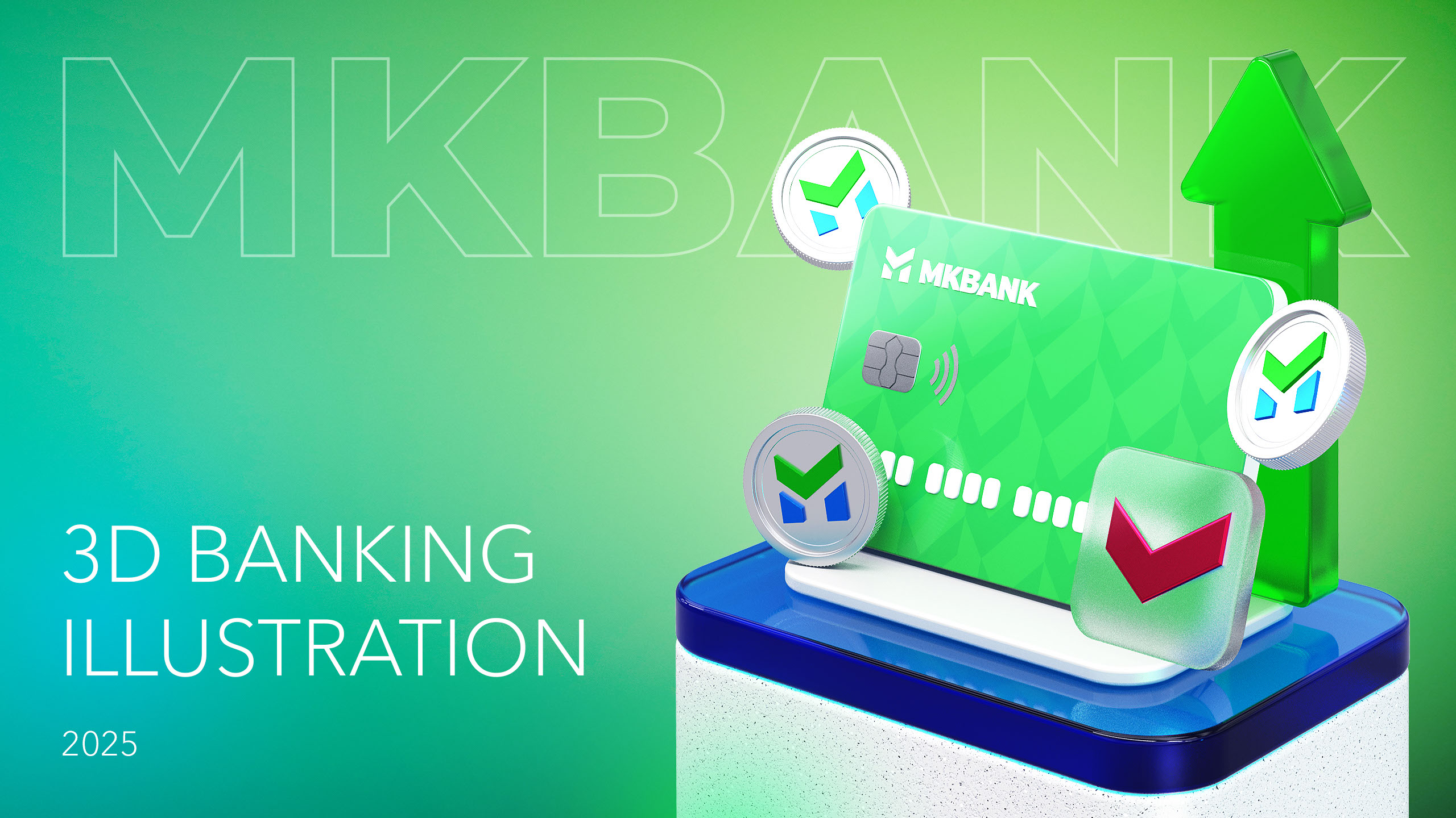 MKBANK — Изображение №1 — Иллюстрация, 3D на Dprofile