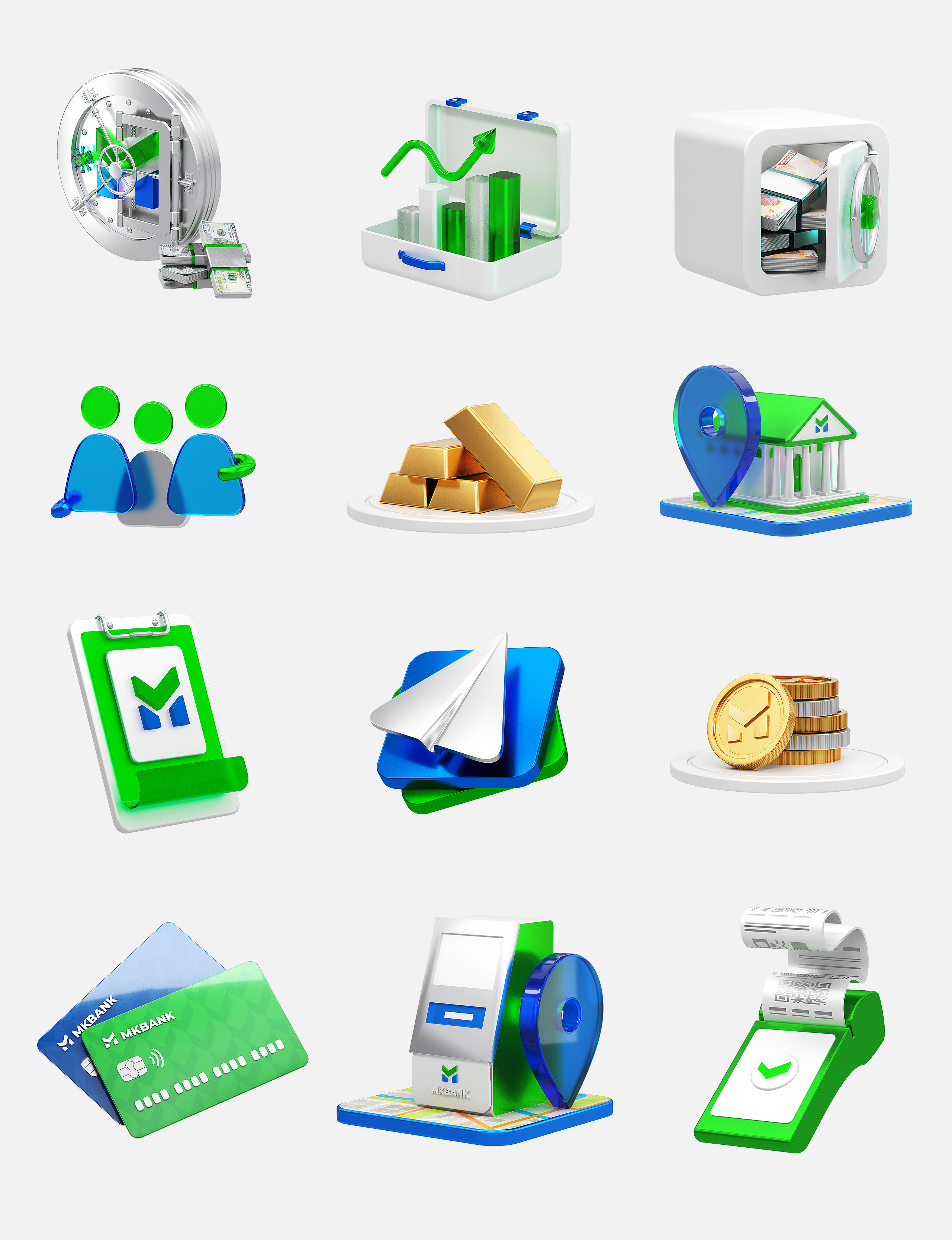 MKBANK — Изображение №11 — Иллюстрация, 3D на Dprofile