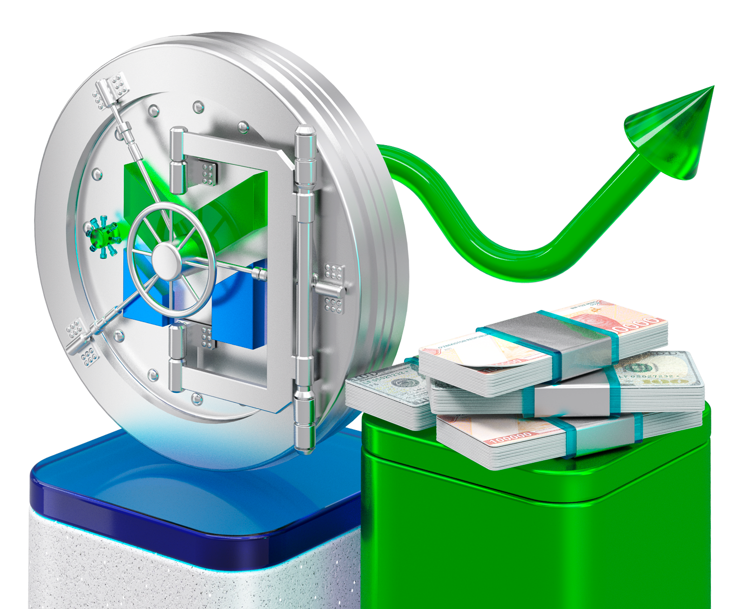 MKBANK — Иллюстрация, 3D на Dprofile