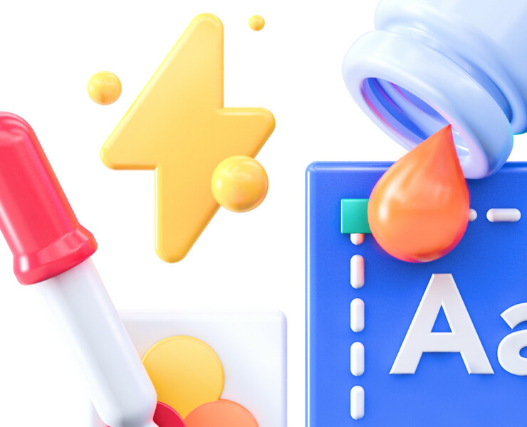 3D icon pack — Иллюстрация, 3D на Dprofile