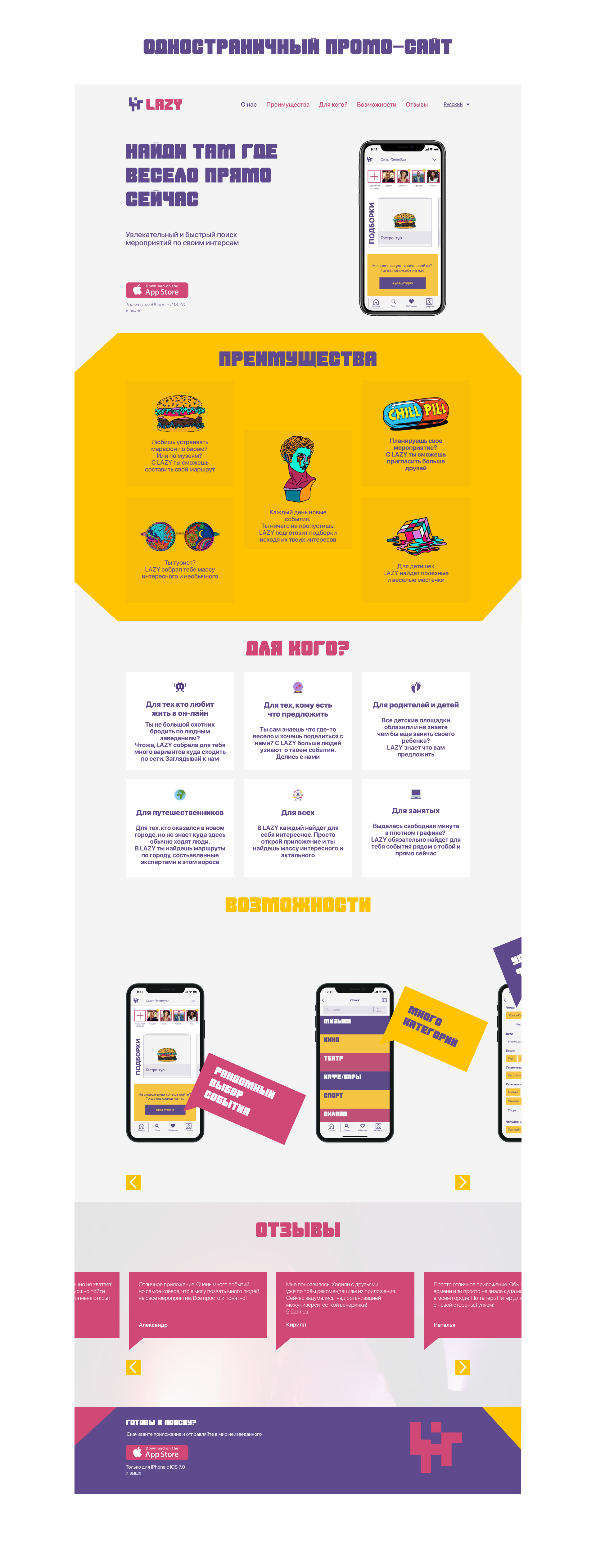 Event App LAZY — Изображение №8 — Интерфейсы на Dprofile