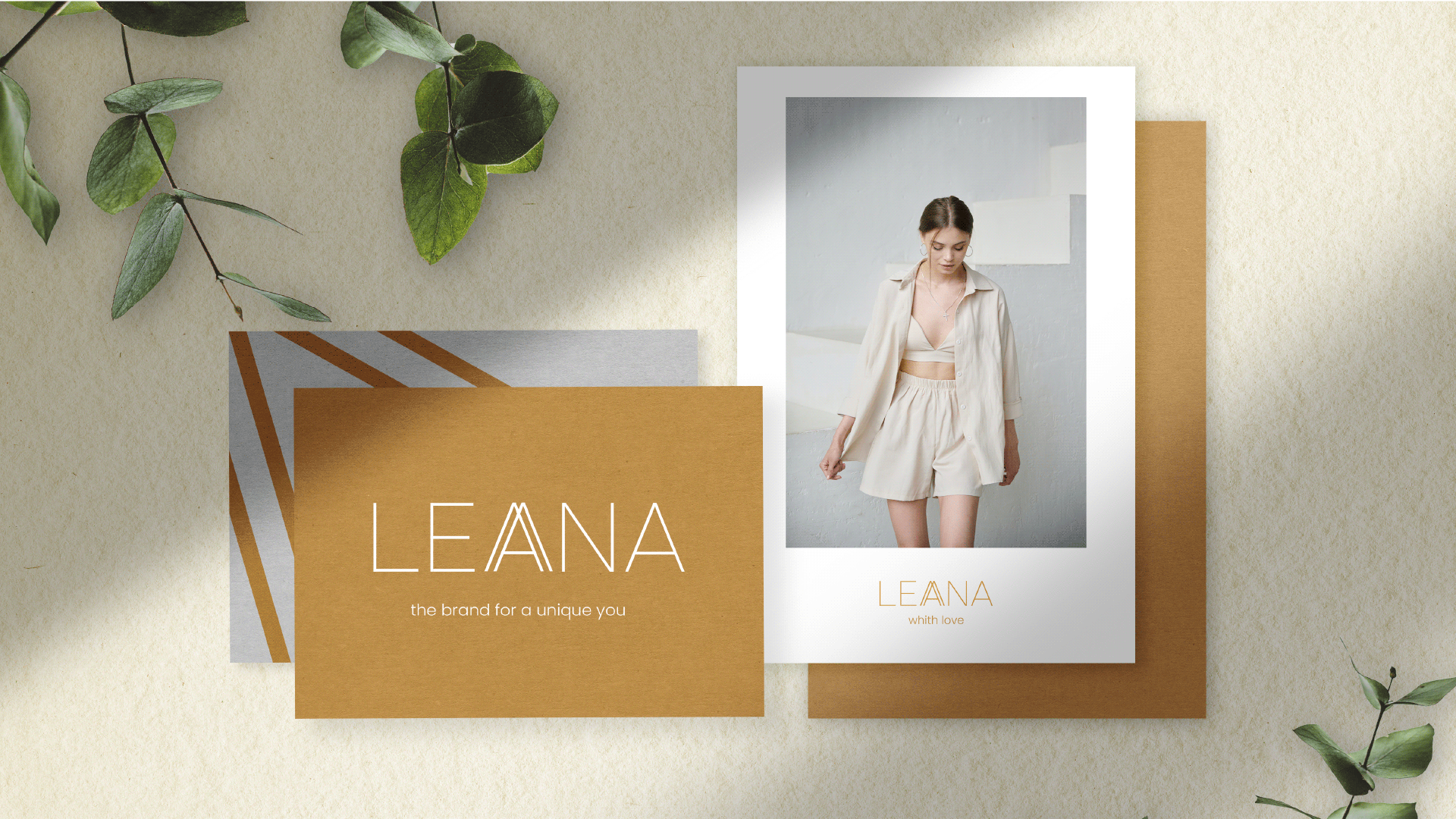 LEANA - women's clothing. Brand identity. — Изображение №5 — Брендинг на Dprofile