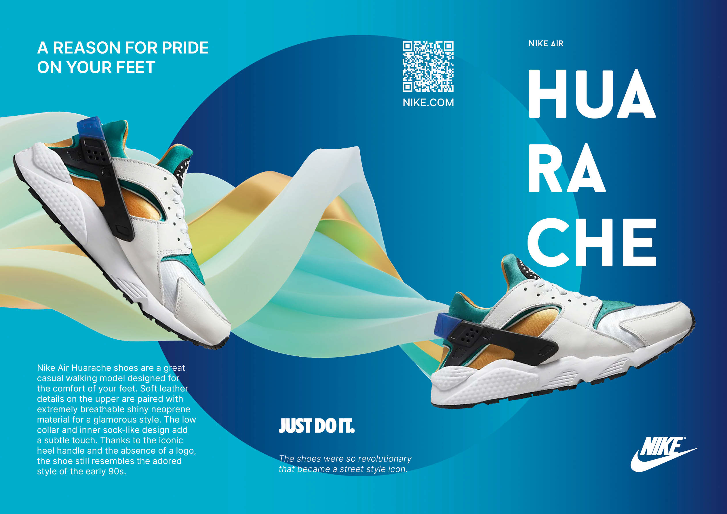 Tree-fold flyer for Nike — Изображение №2 — Графика, Маркетинг на Dprofile