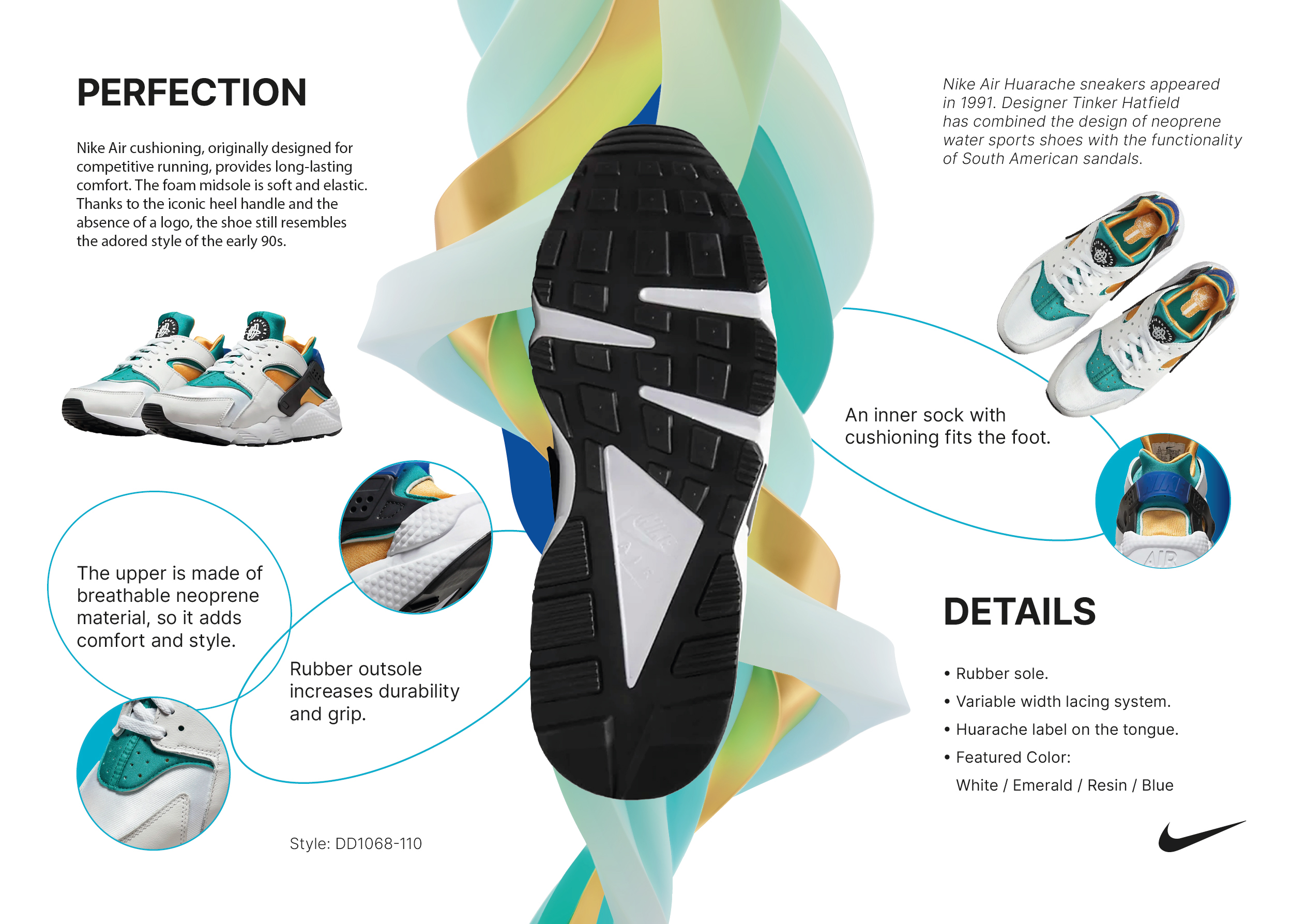 Tree-fold flyer for Nike — Изображение №3 — Графика, Маркетинг на Dprofile