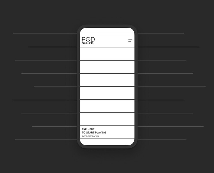 PodStation — Интерфейсы, Анимация на Dprofile