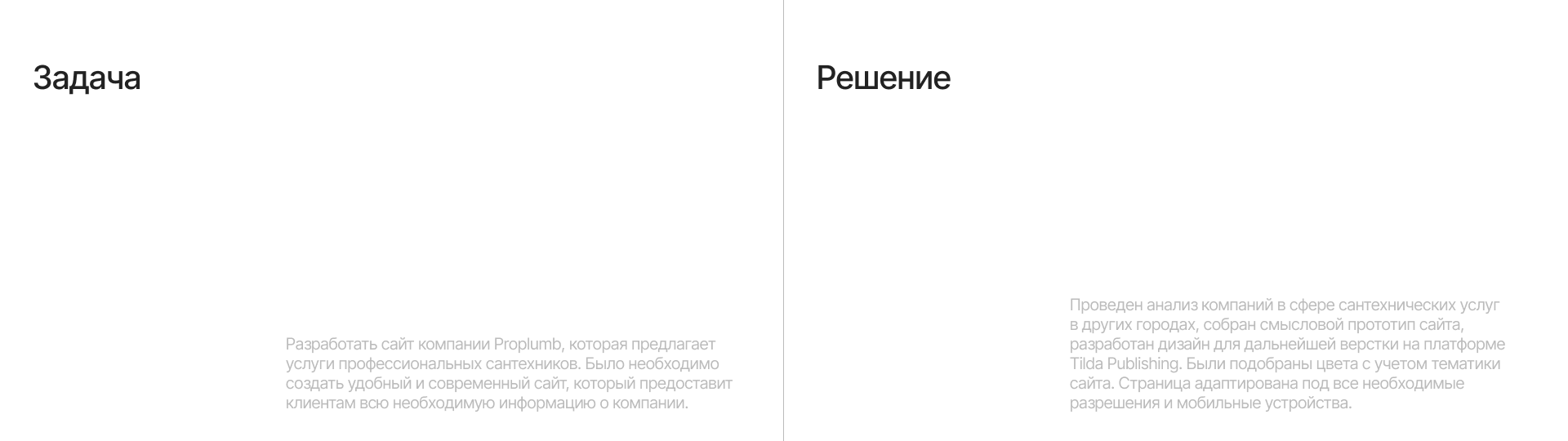 Лендинг для компании, которая предлагает услуги сантехников — Изображение №3 — Маркетинг, Интерфейсы на Dprofile