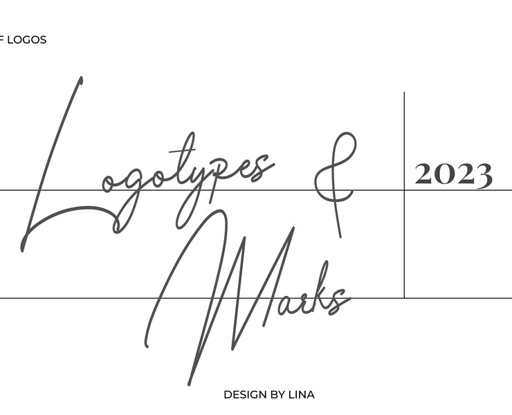 LOGOTYPES AND MARKS 2023 — Иллюстрация, Графика на Dprofile